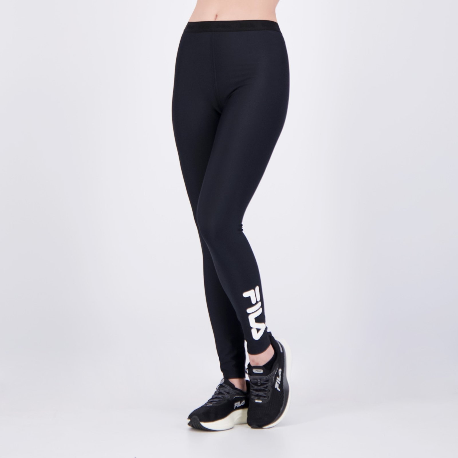Imagem principal Calça Legging Fila Train Elastic V Feminina Preta Fila preto