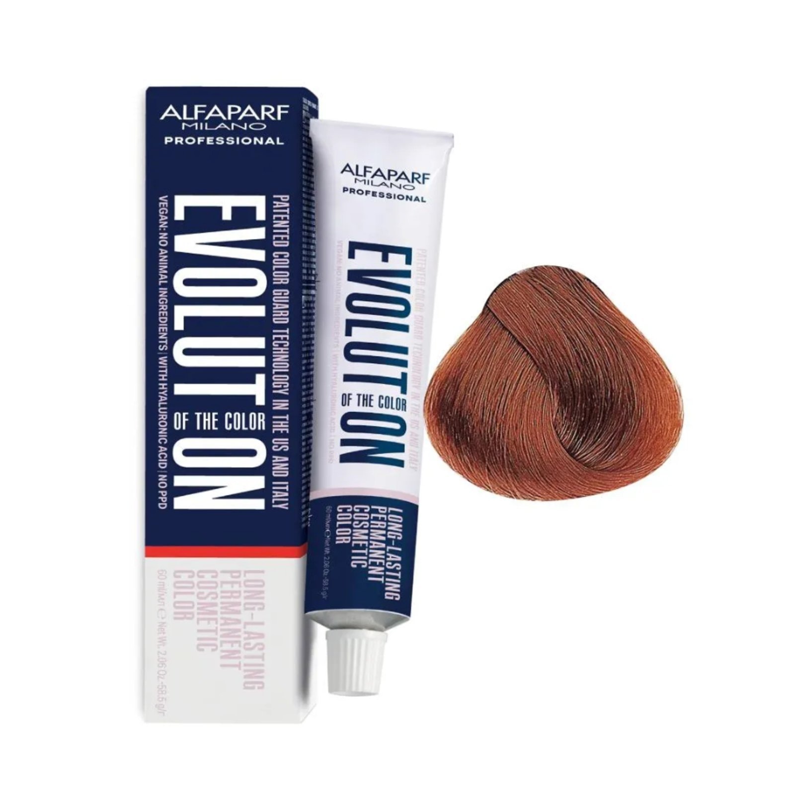 Imagem principal Coloração Alfaparf Milano Evolution Of The Color 7.4 Louro Médio Cobre Alfaparf incolor