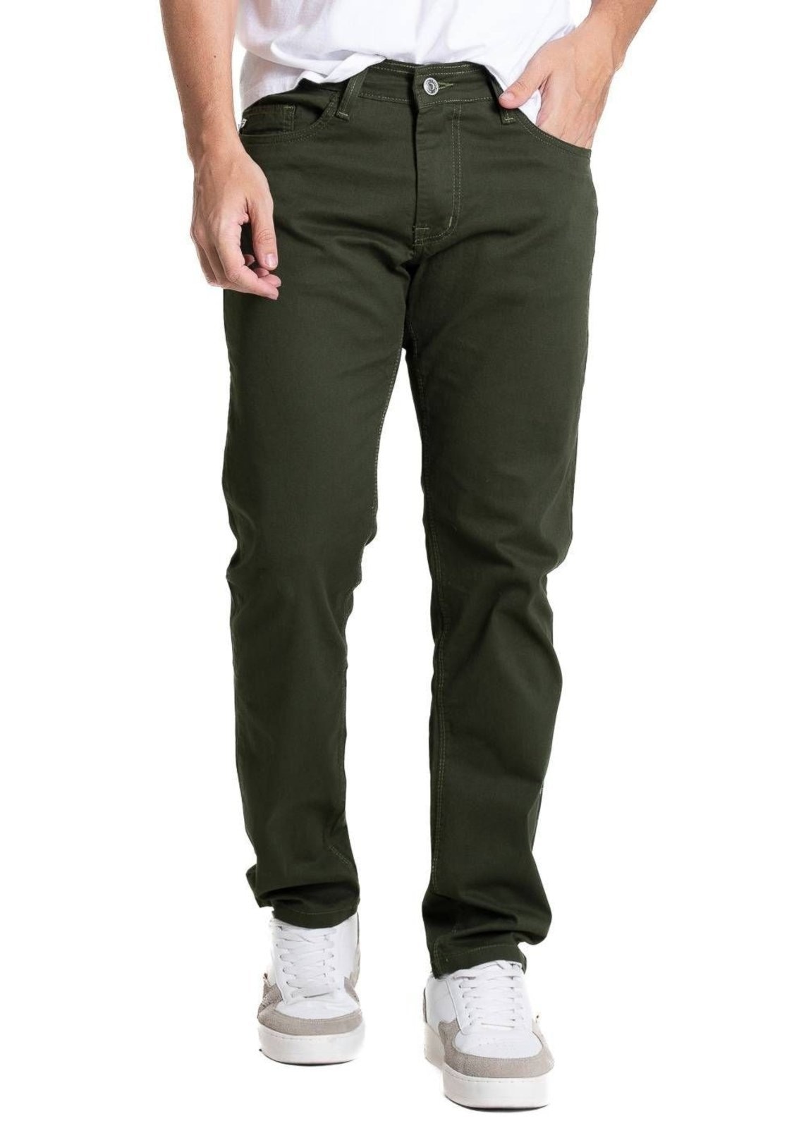 Imagem principal Calça Sarja Sawary Slim - 282019 Sawary verde