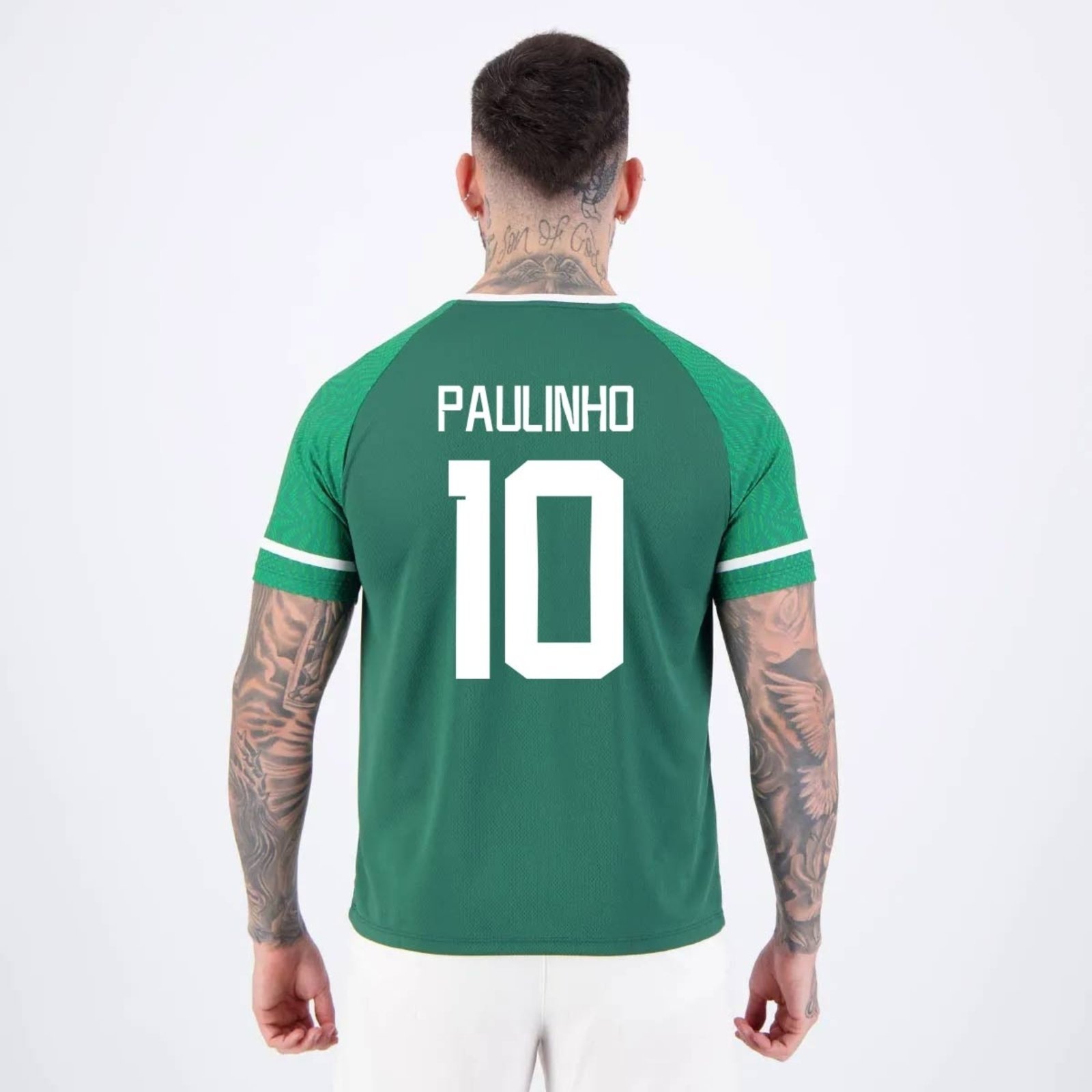 Imagem principal Camisa Palmeiras Verdão Escudo 10 Paulinho Betel verde