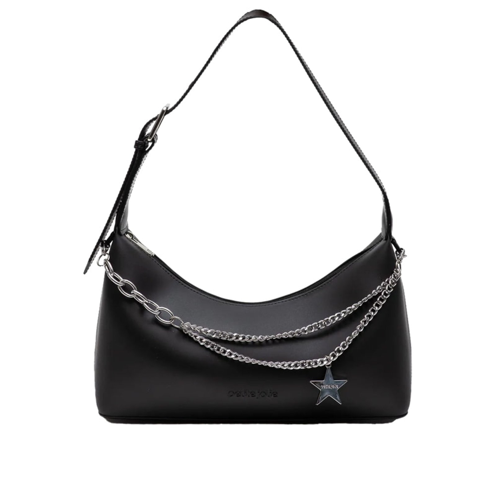 Imagem principal Bolsa Feminina Petite Jolie Baguete Média Preta Petite Jolie preto