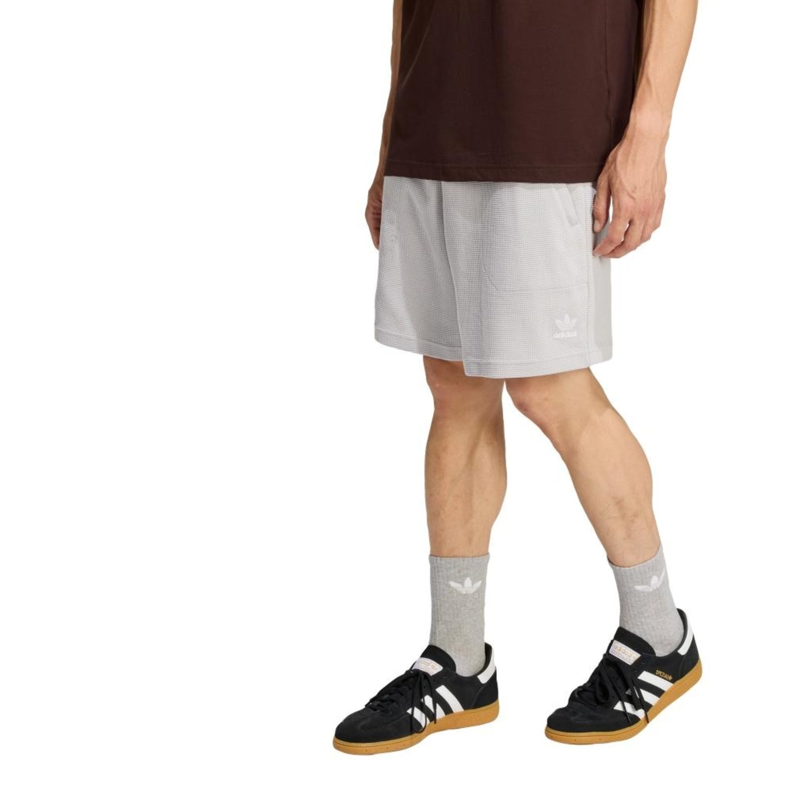 Imagem principal Shorts Waffle Essentials Trefoil adidas Originals Adidas cinza