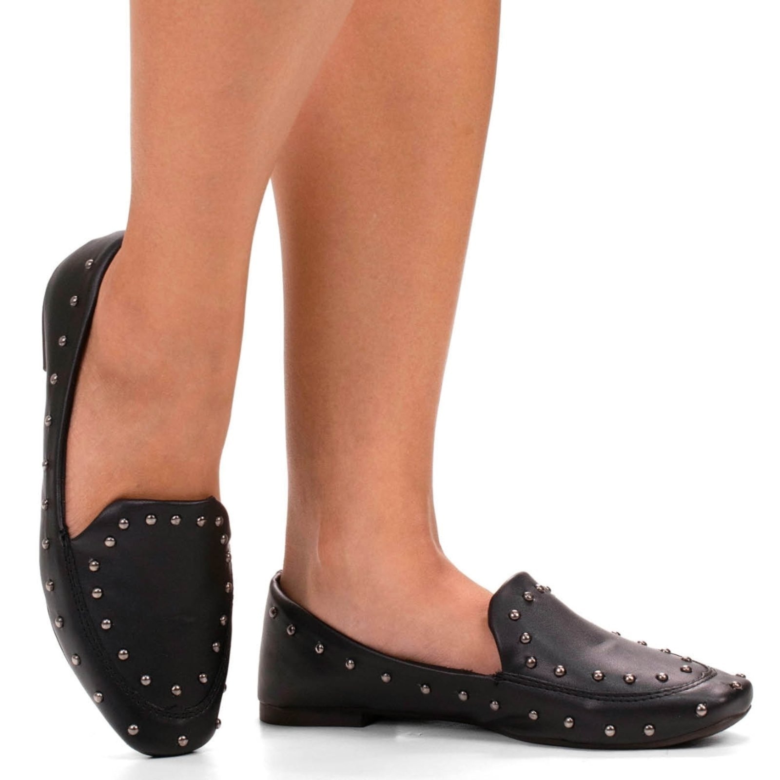 Imagem principal Sapato Feminino Sapatilha Bico redondo confortável macio Napa ZATURE STORES preto