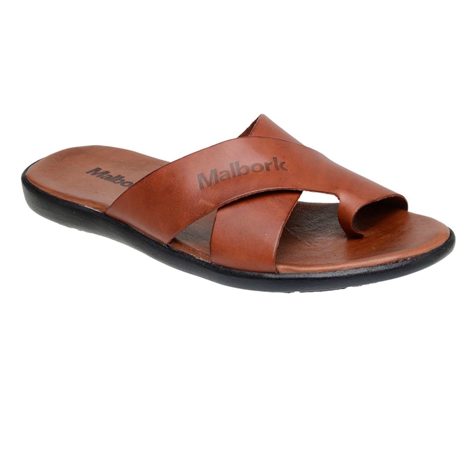 Imagem principal Chinelo De Dedo Malbork Couro Pinhão Palmilha De Couro 460PN Malbork marrom