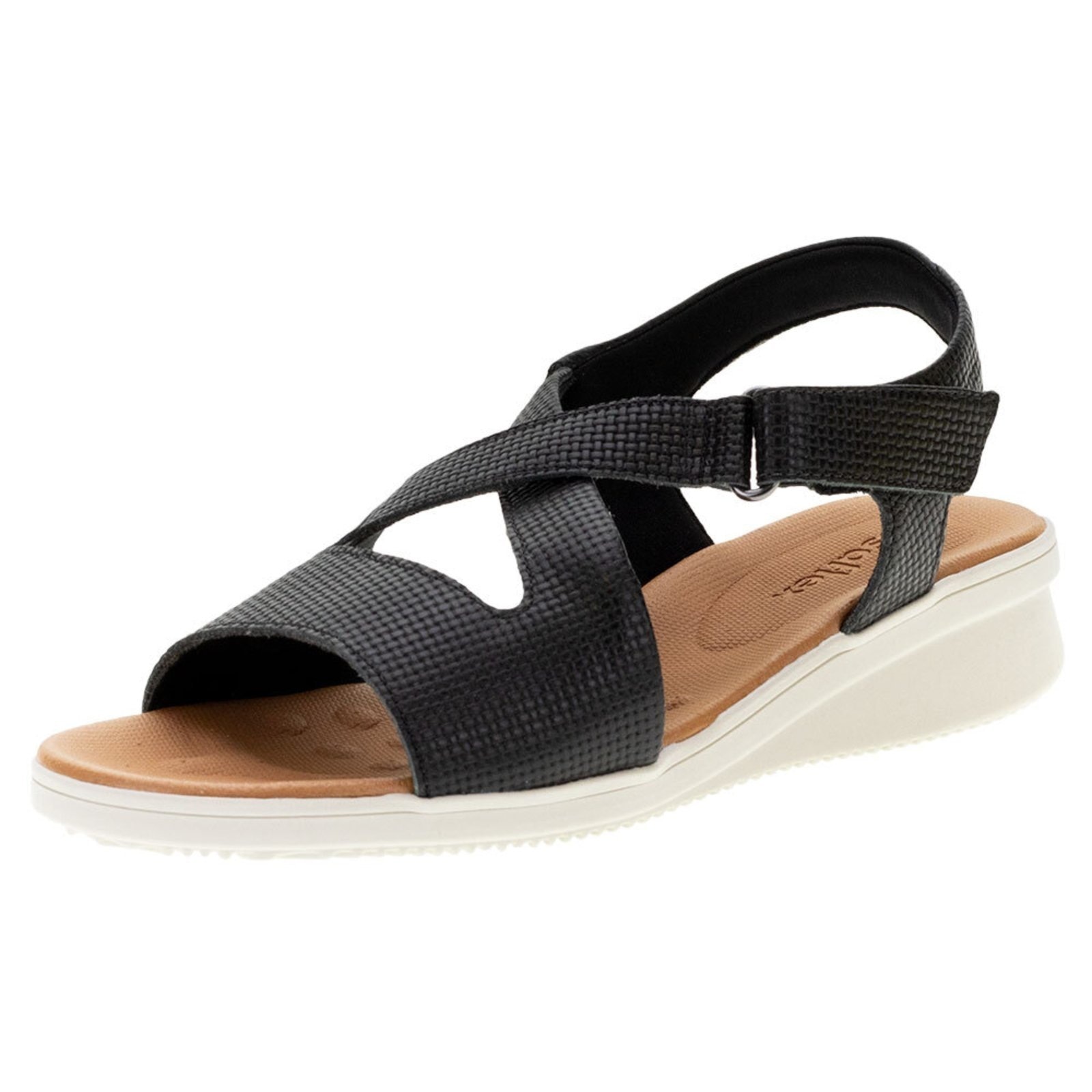 Imagem principal Sandália Feminina Salto Baixo Usaflex - Ae2026 0942026 Usaflex preto