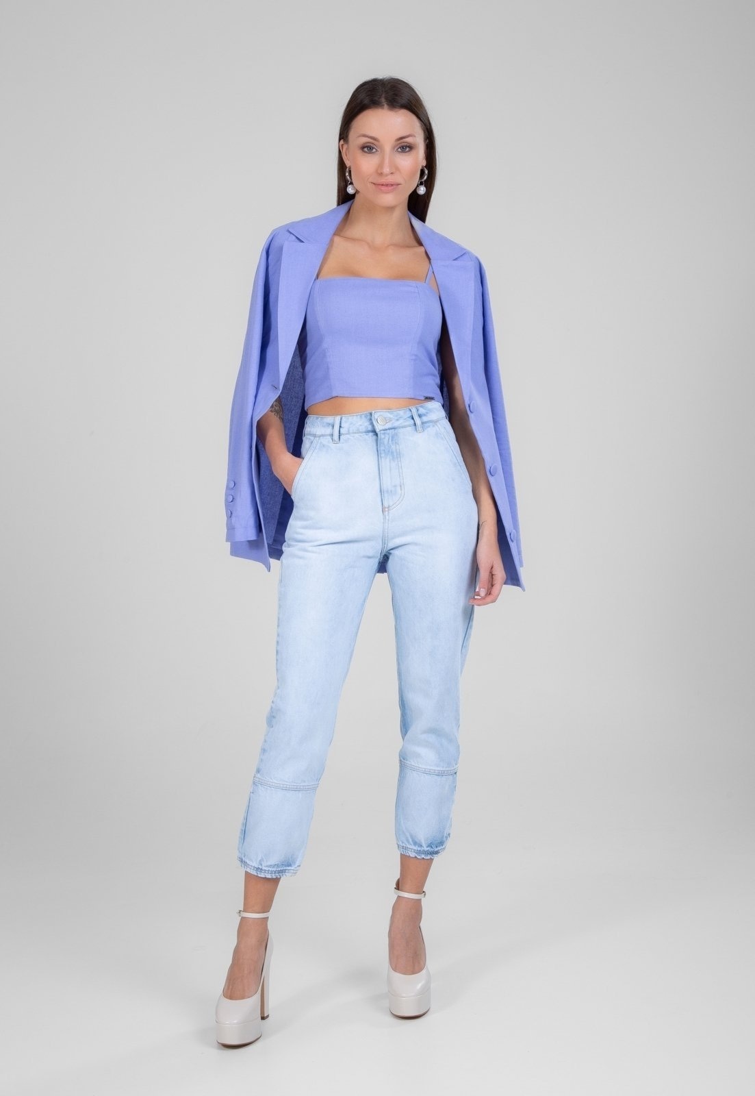 Imagem principal Calça Traymon Jogger Delavê Delavê Traymon jeans