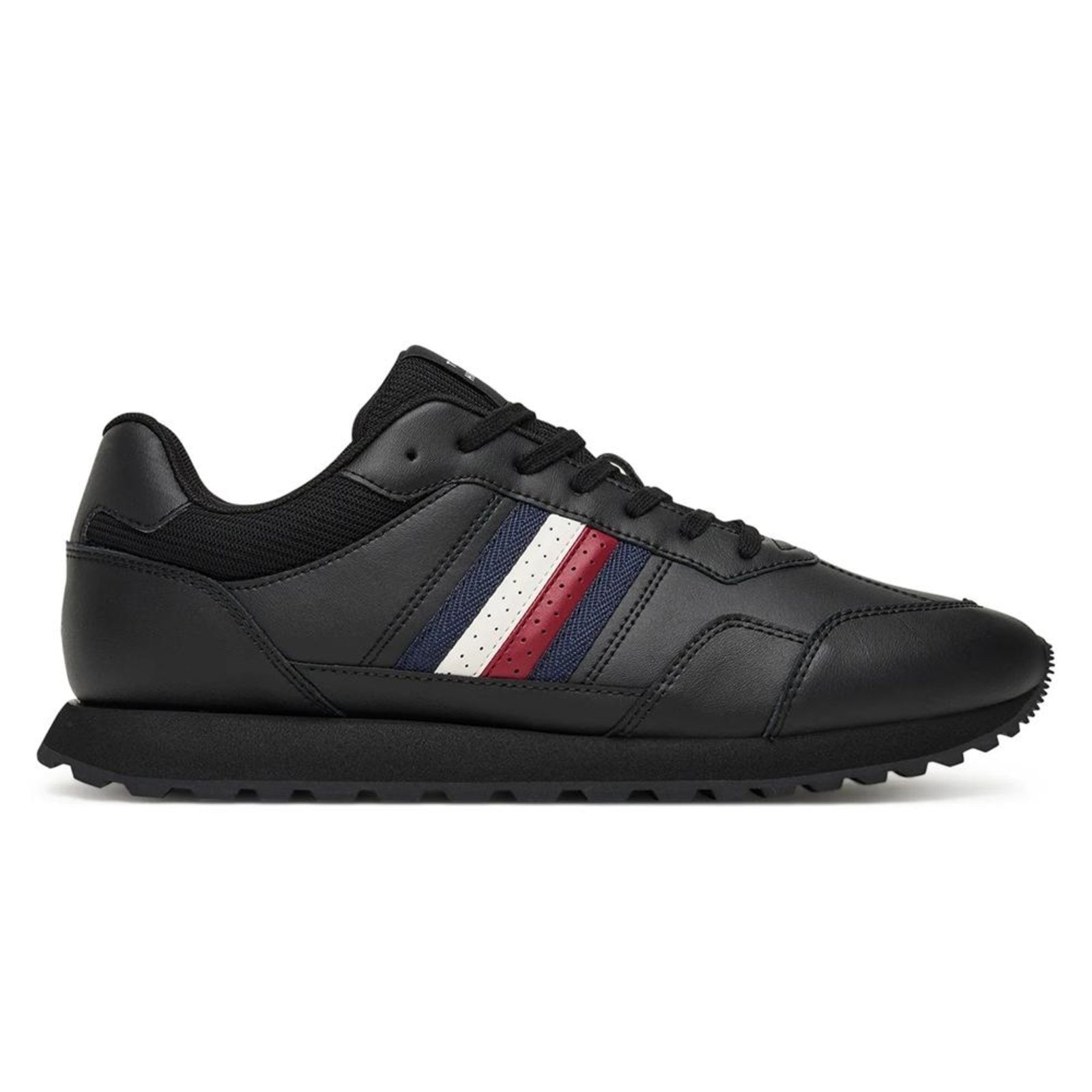 Imagem principal Tênis Tommy Hilfiger New Runner EVA LTH Stripes Black Tommy Hilfiger preto black