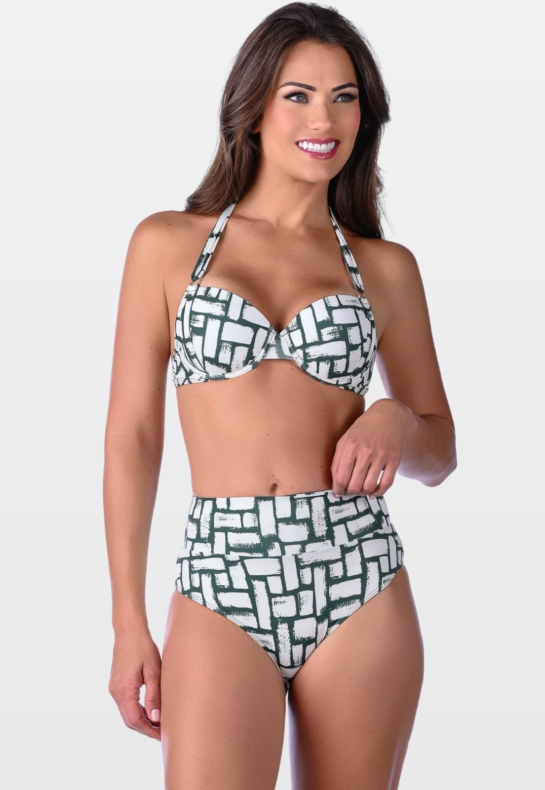 Imagem principal Biquíni Summer Soul Bojo Sustentação Hot Pants Verde Summer Soul estampado/verde verde