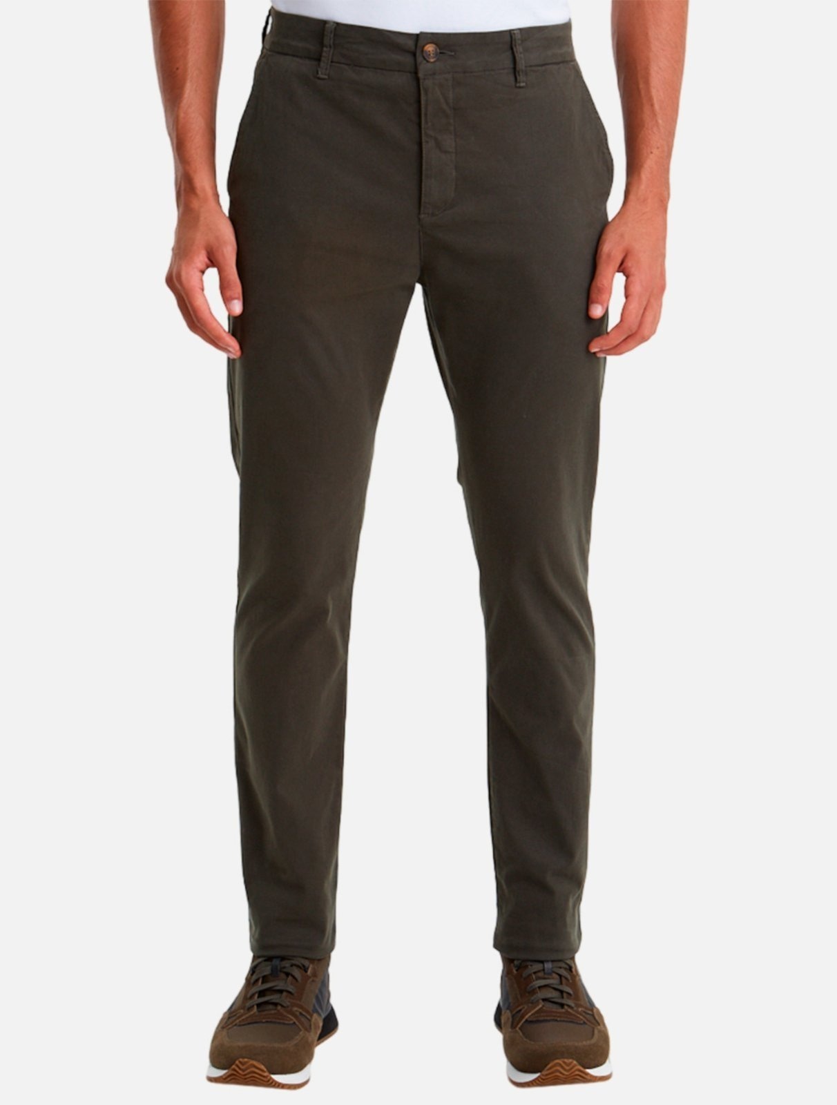 Imagem principal Calça Original Penguin Chino Sarja Slim BPBF0020 Musgo Penguin verde