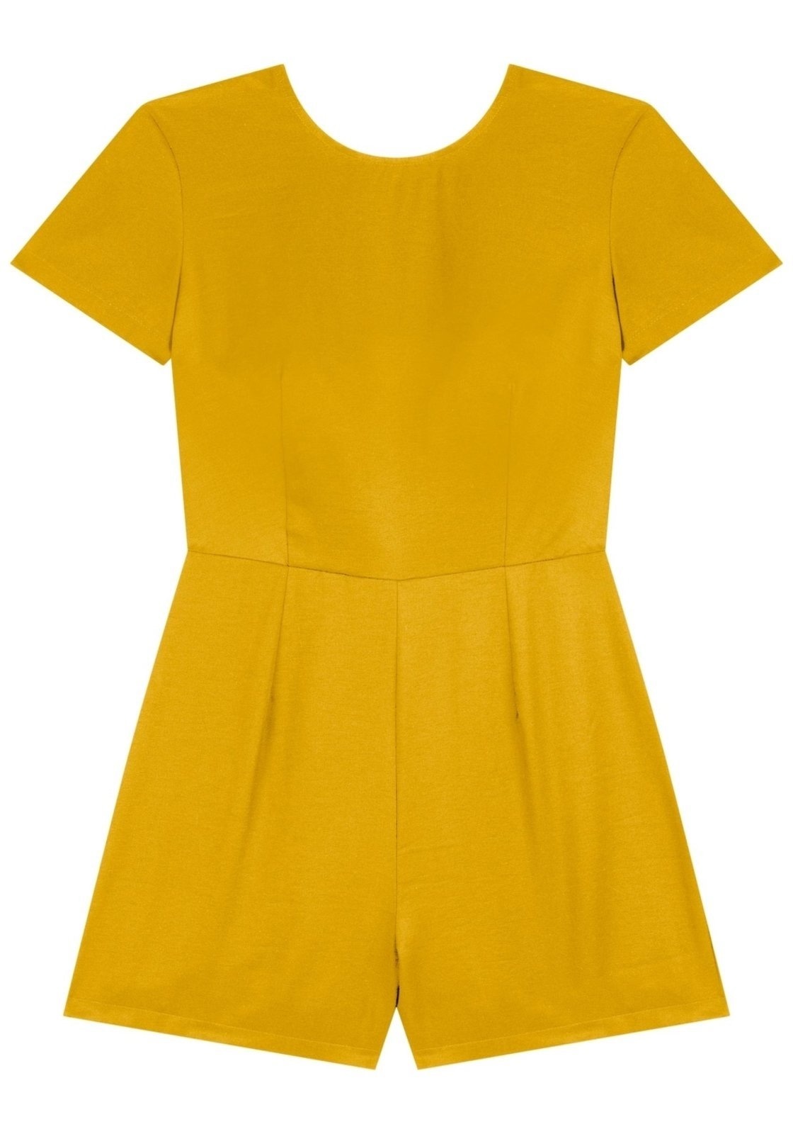 Imagem principal Macacão Curto De Mangas Com Laços Nas Costas Lez a Lez amarelo