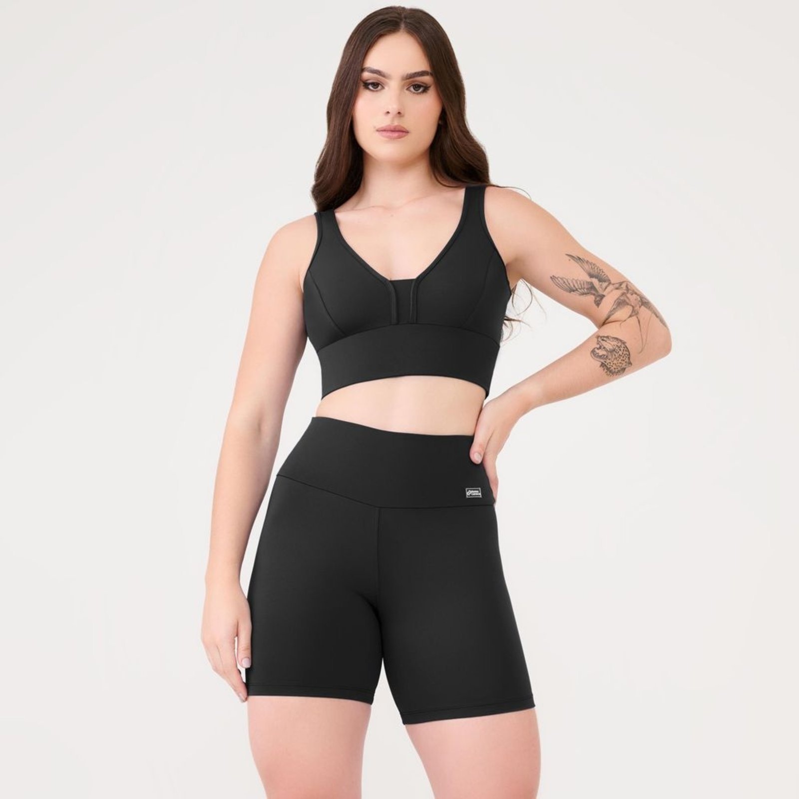 Imagem principal Short Basics Poliamida Donna Carioca preto