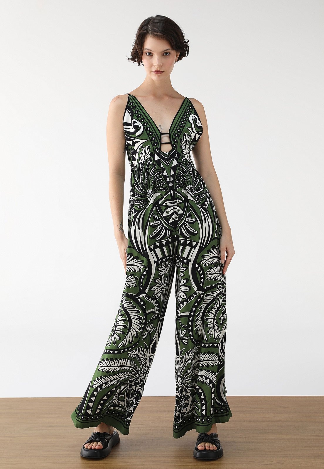 Imagem principal Macacão FARM Longo Balamana FARM verde