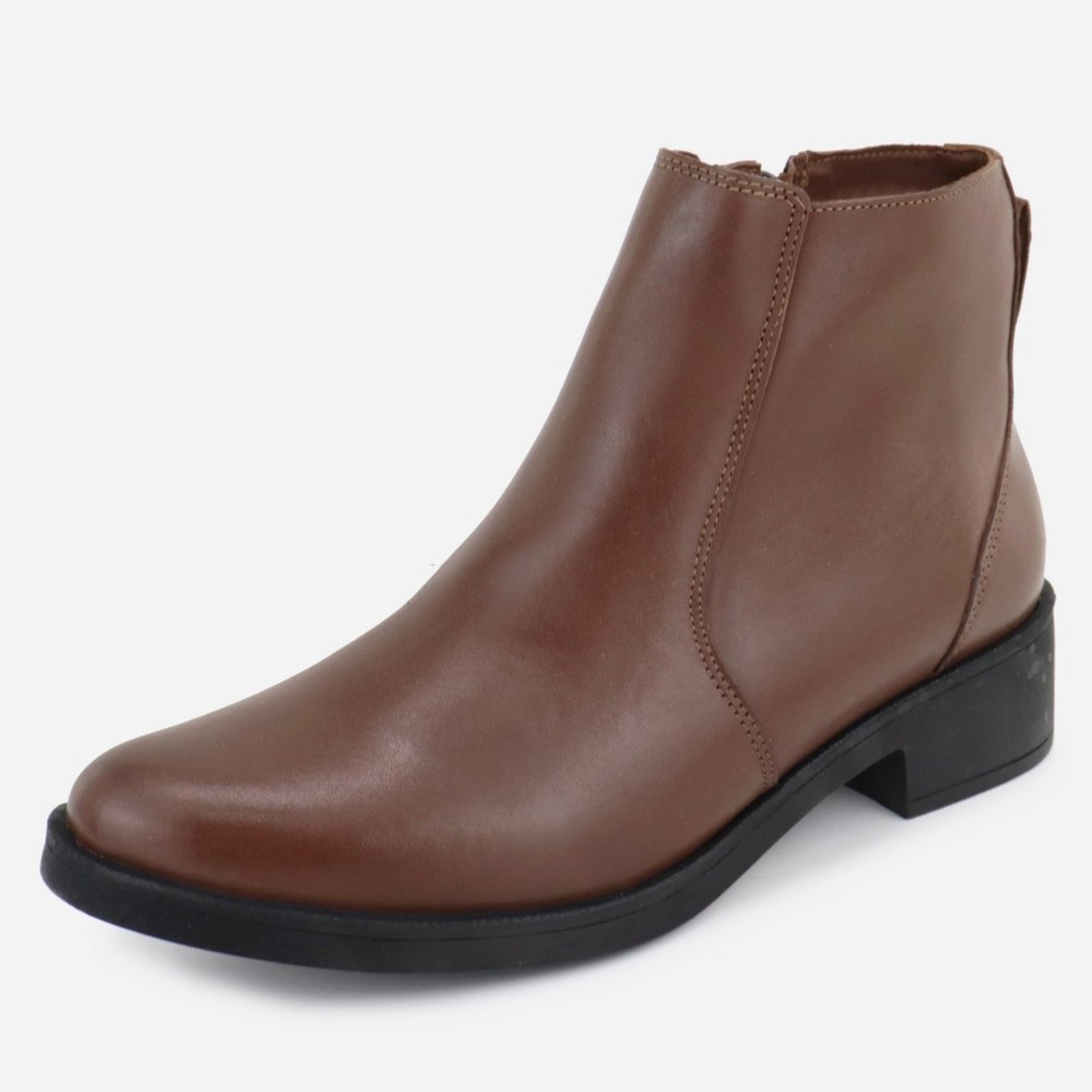 Imagem principal Bota Couro Botinha Maria Paula Dia a Dia Casual Cacau MARIA PAULA marrom