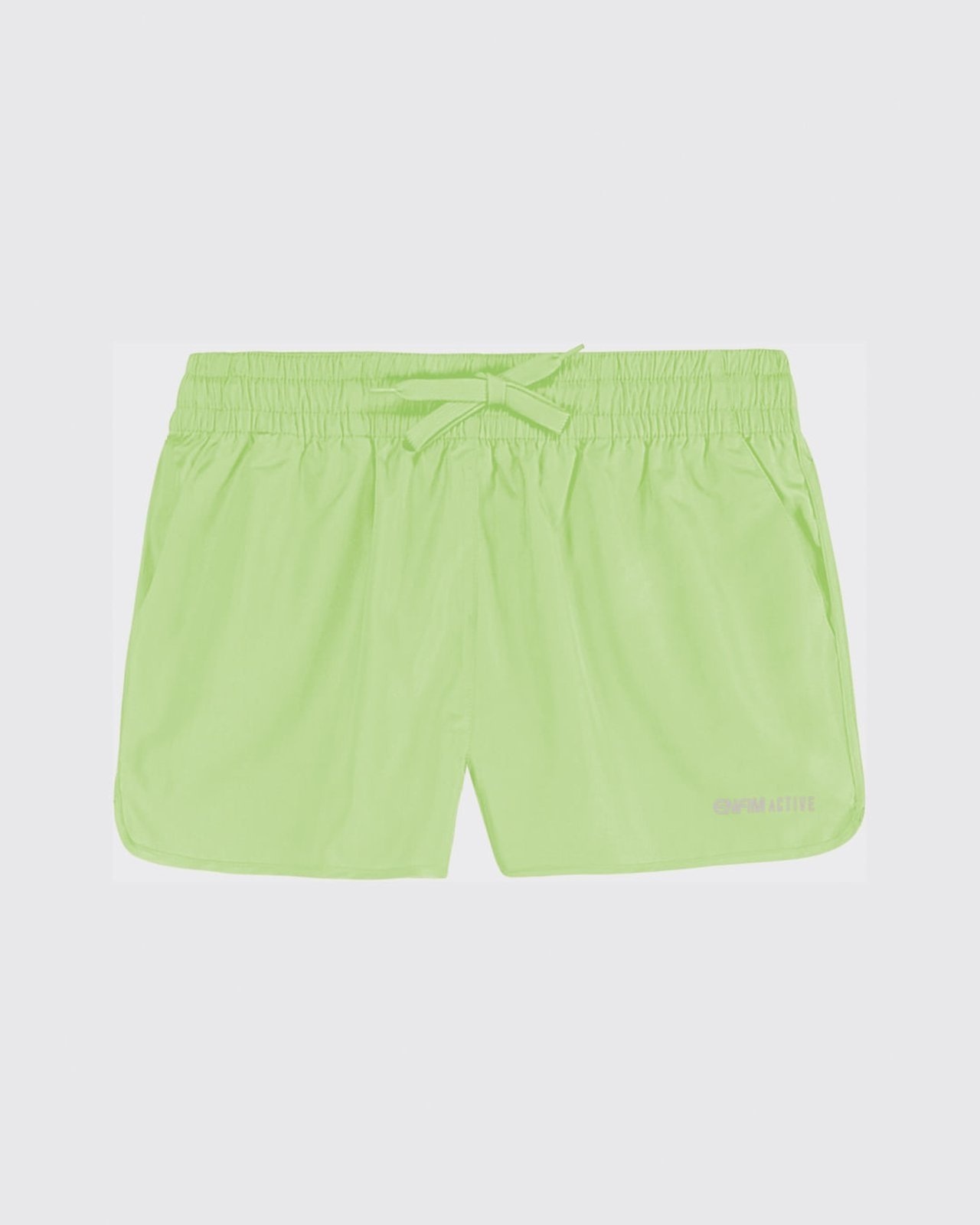 Imagem principal Shorts Feminino Barra Arredondada Em Tafetá - ENFIM Malwee verde