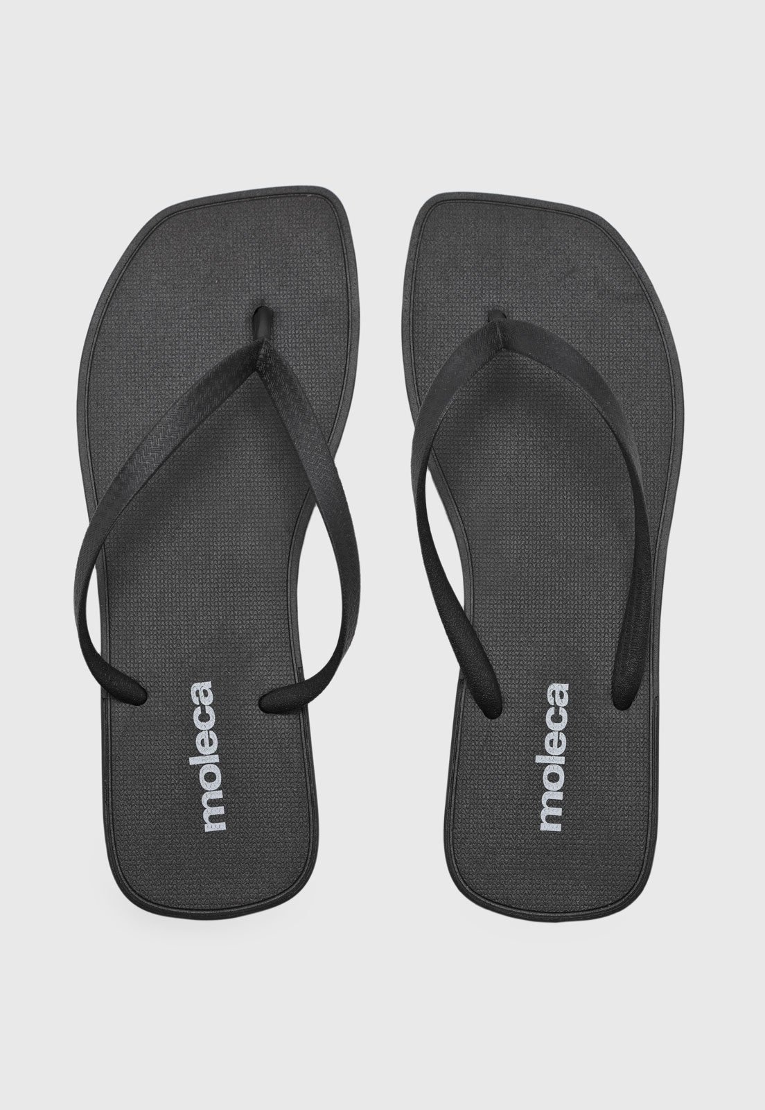 Imagem principal Chinelo Feminino Moleca Ponta Quadrada MOLECA preto