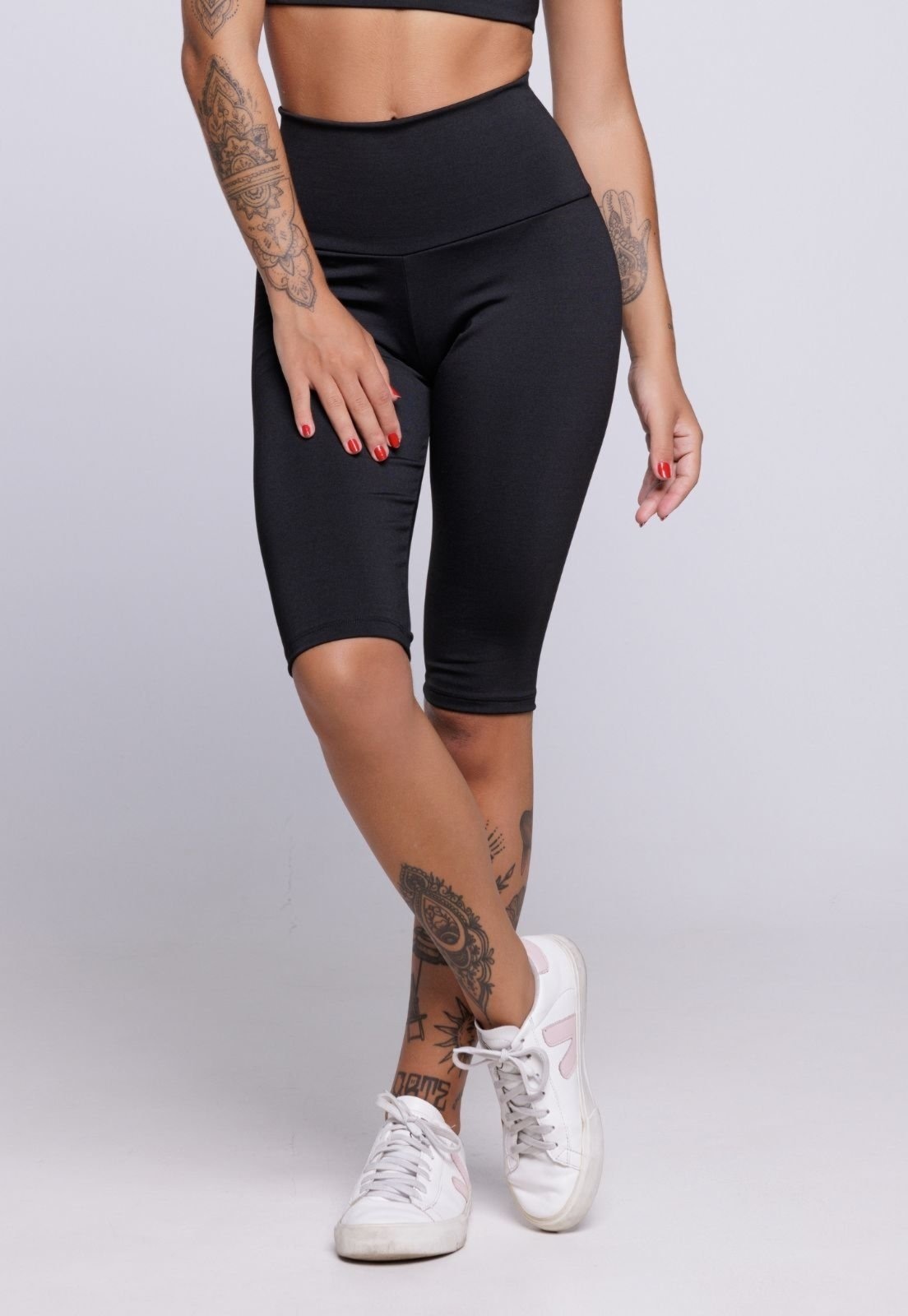 Imagem principal Bermuda Vekyo Legging Fitness Preta VEKYO preto
