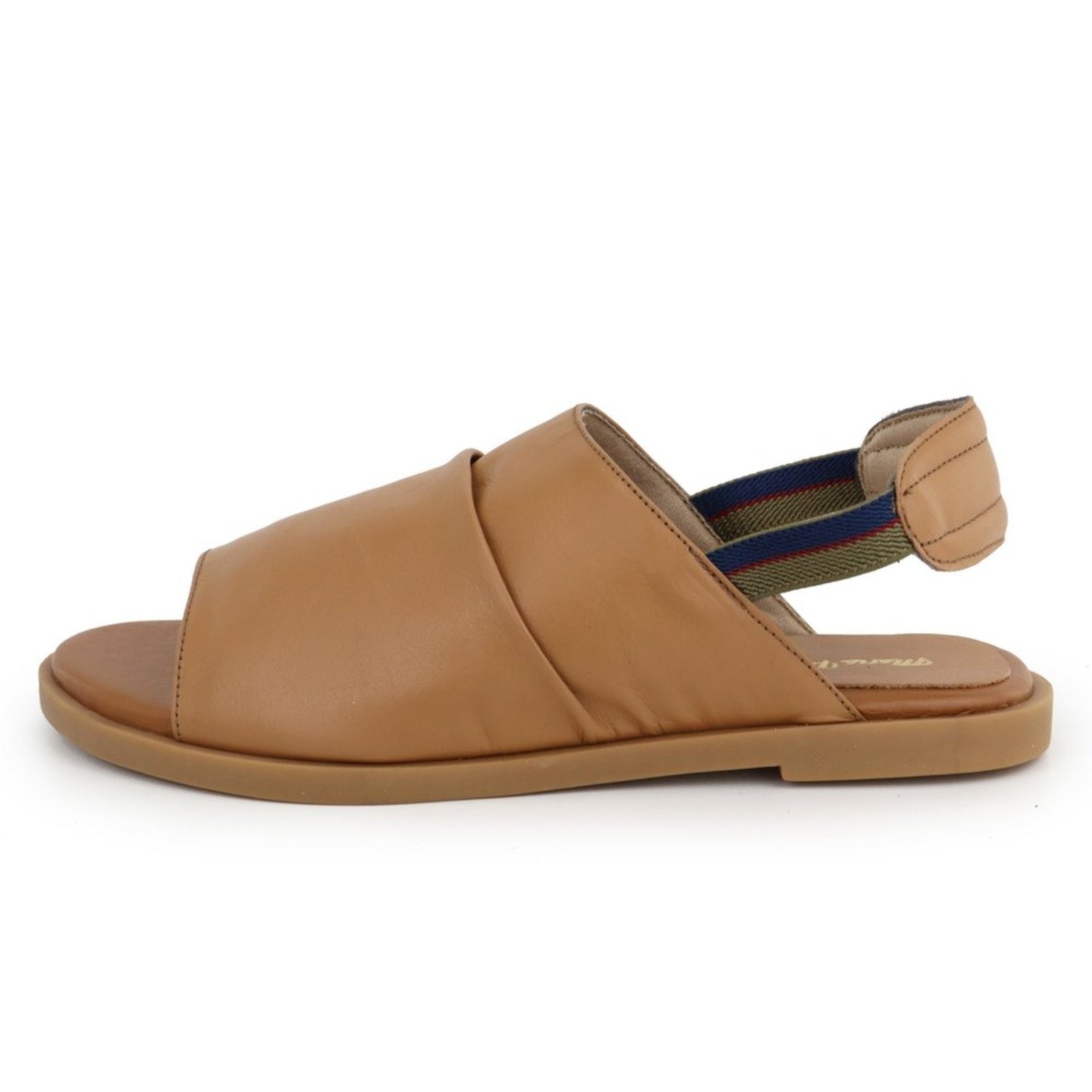 Imagem principal Sandália Rasteira em Couro Palmilha Extra Conforto Calce Fácil Maria Paula Coconut MARIA PAULA caramelo