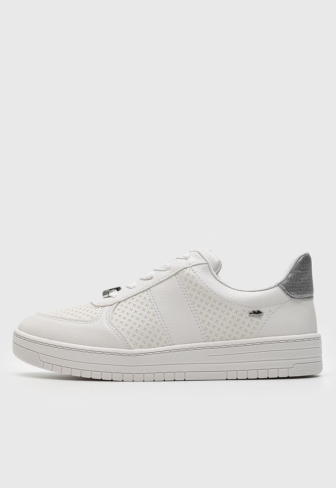 Imagem principal Tênis Feminino Dakota Com Cadarço Detalhe Metalizado Dakota branco