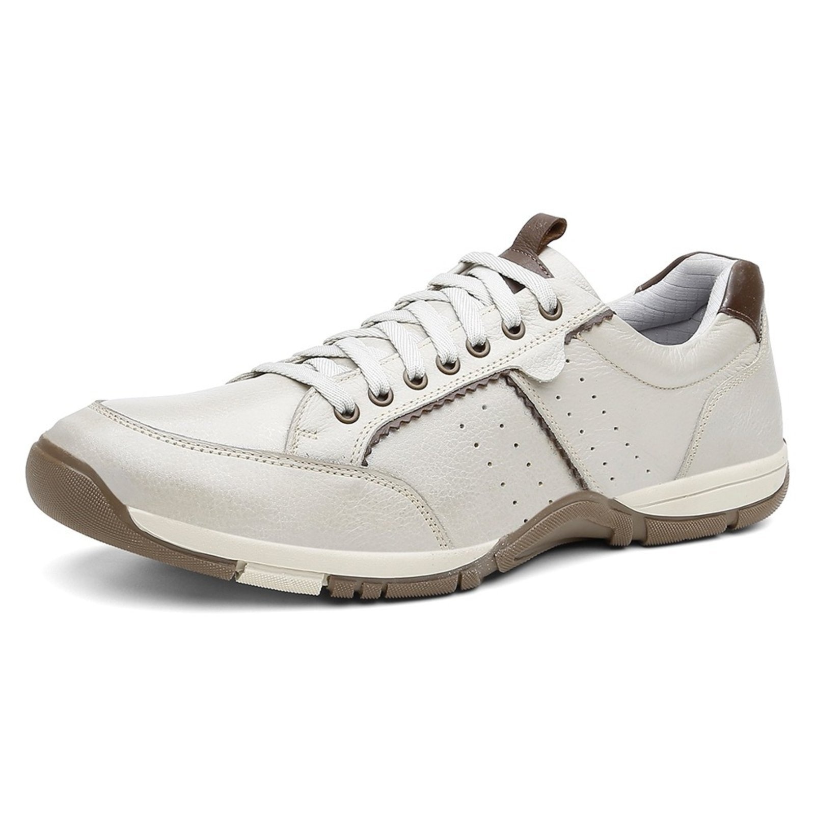 Imagem principal Sapatênis Centuria em Couro Tamanho Especial Cru Centuria Calçados off-white