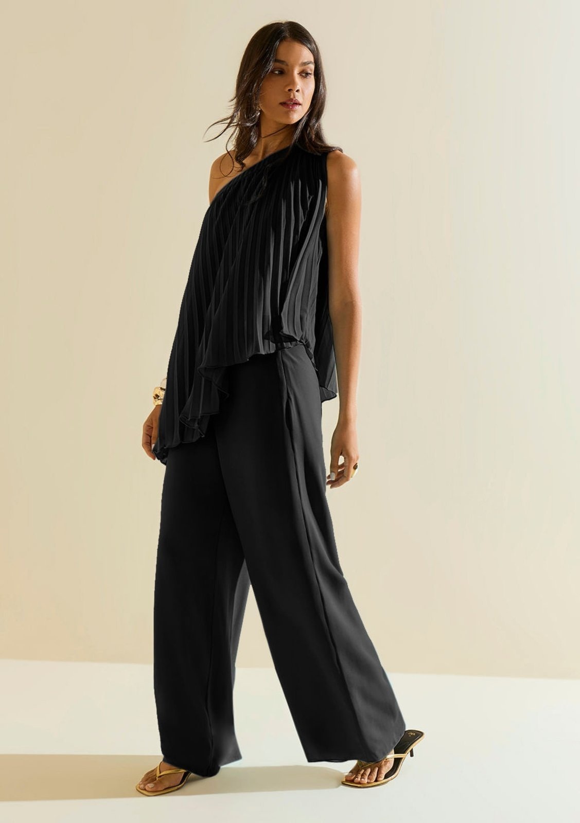 Imagem principal Calça Morena Rosa Pantalona Alta Preto Morena Rosa preto rosa