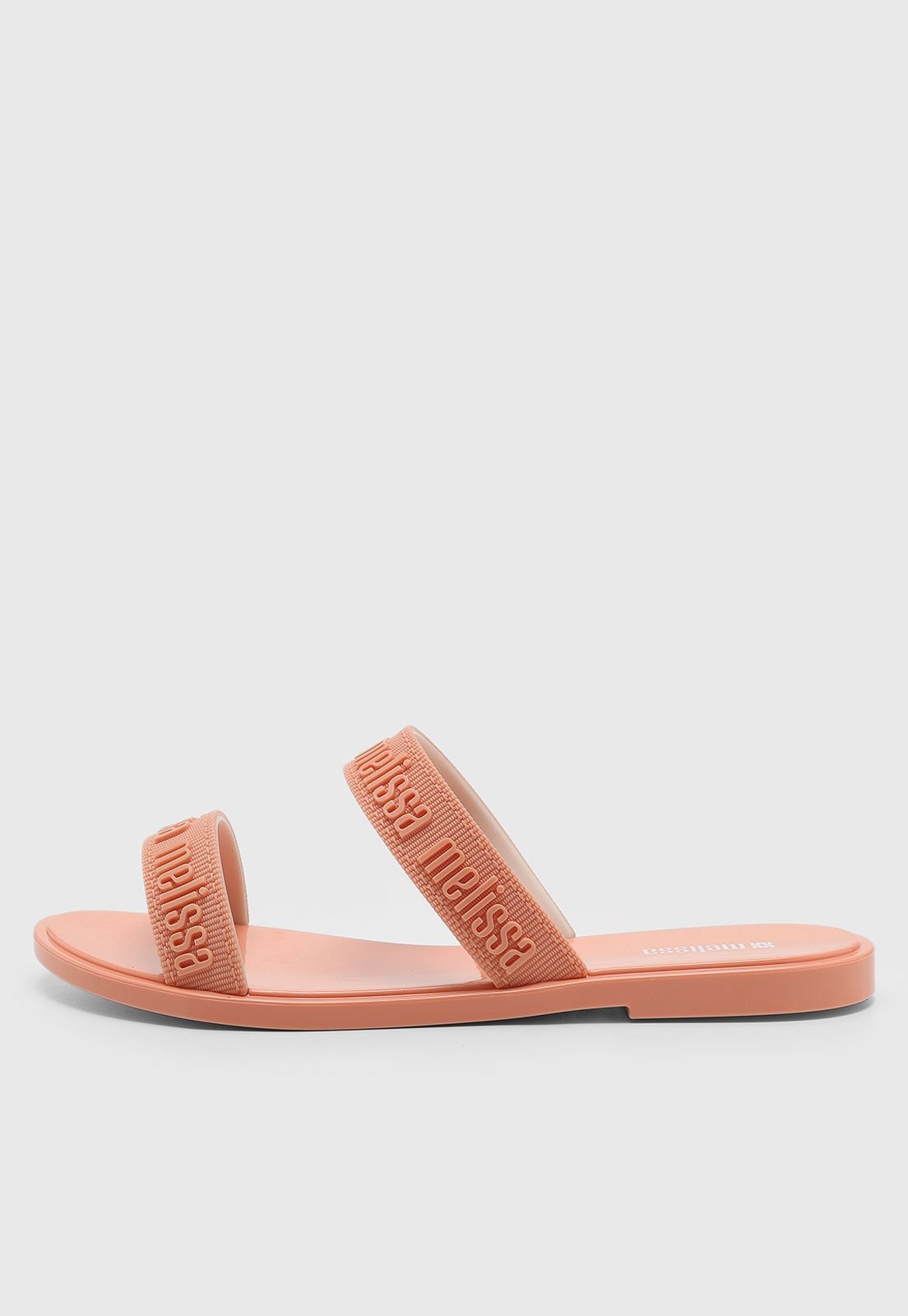 Imagem principal Chinelo Slide Feminino Melissa Tiras Logo Melissa coral