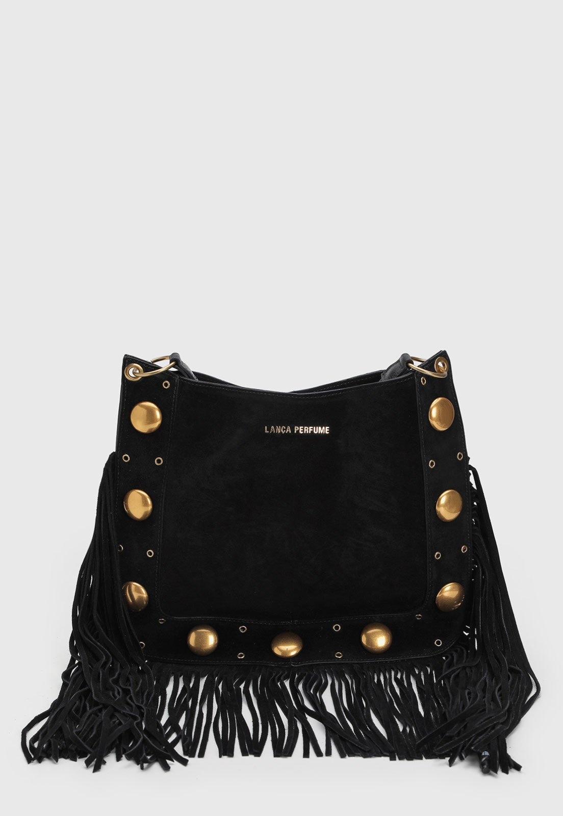 Imagem principal Bolsa Feminina Lança Perfume Franjas Preta Lança Perfume preto