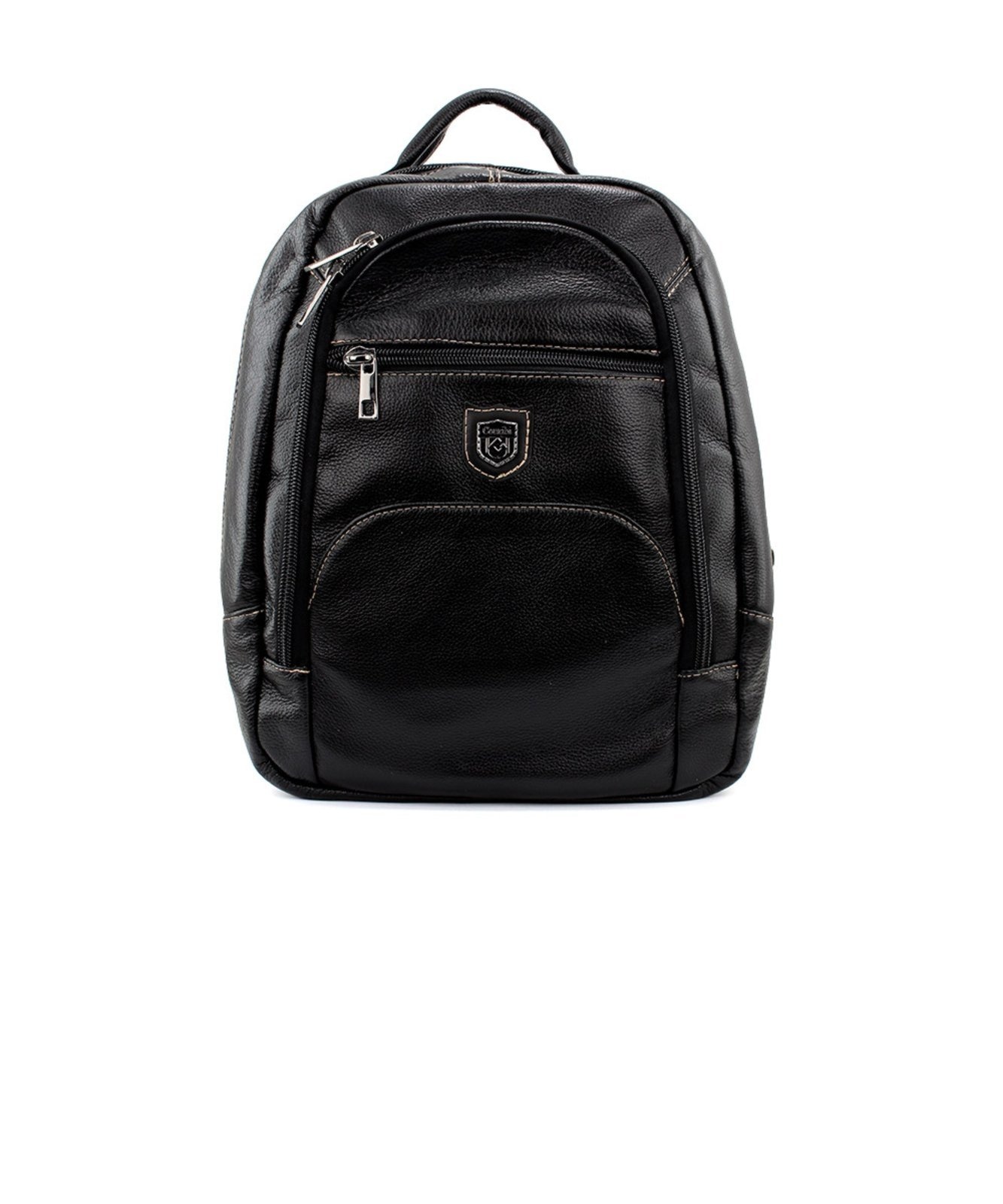 Imagem principal Mochila Masculina Couribi Porta Notebook Couro Preto Pixolé incolor