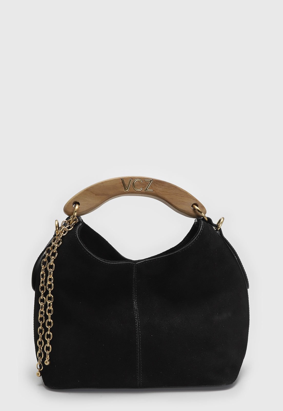 Imagem principal Bolsa Feminina Vicenza Alça Madeira Preta Vicenza preto