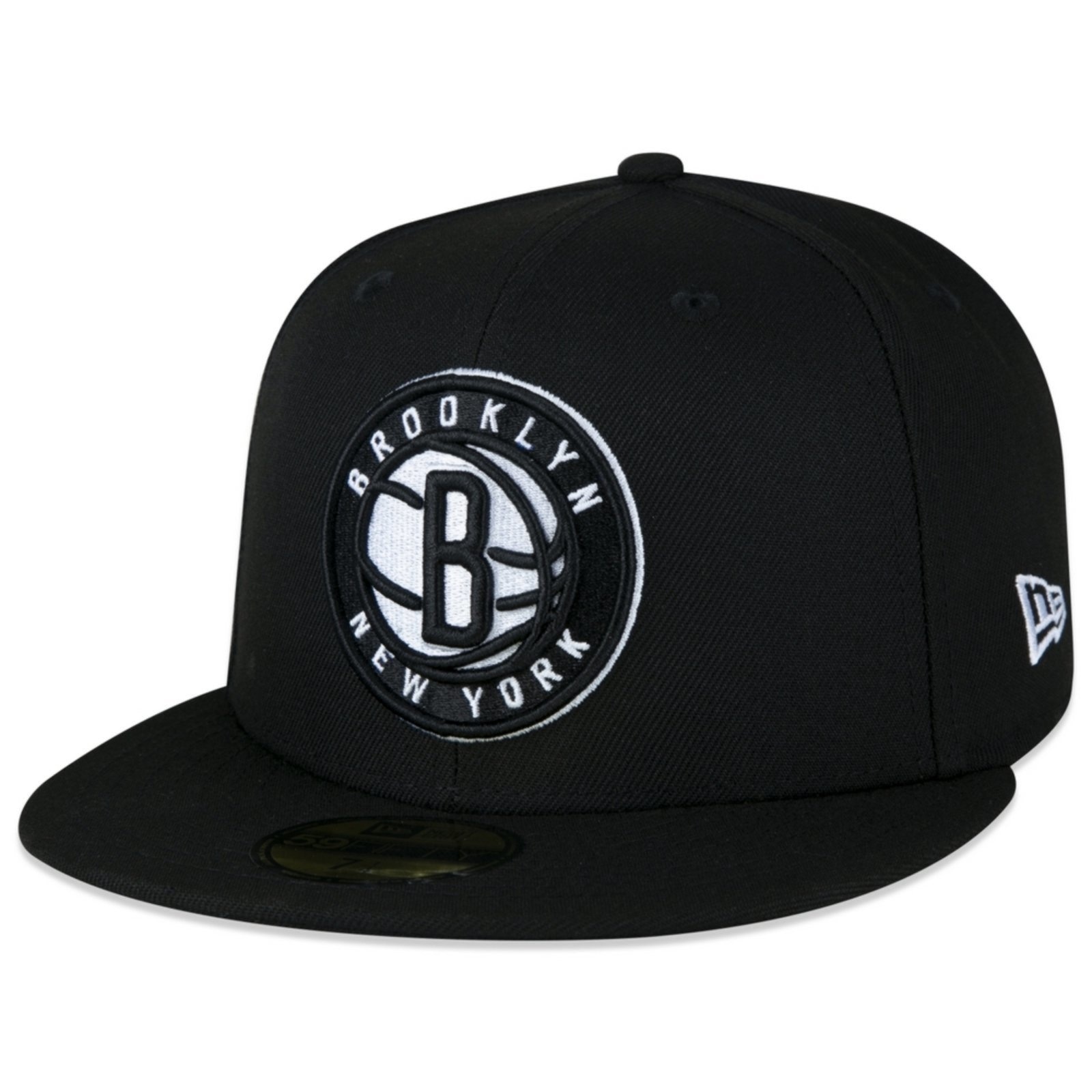 Imagem principal BONÉ NEW ERA 59FIFTY BROOKLYN NETS ABA RETA FITTED new era preto