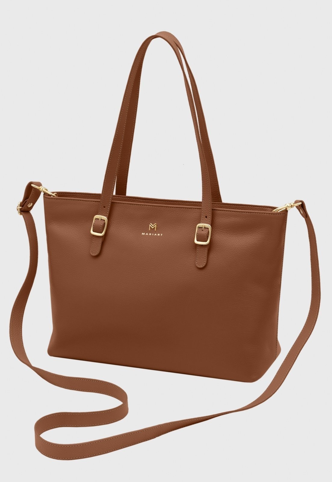 Imagem principal Bolsa Transversal Couro Mariart Cedro Camel Mariart caramelo