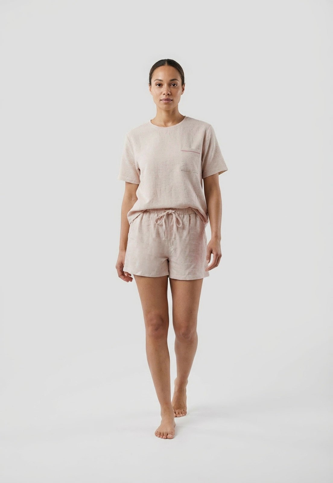 Imagem principal Conjunto Pijama Curto Feminino Hering Bolso Hering bege