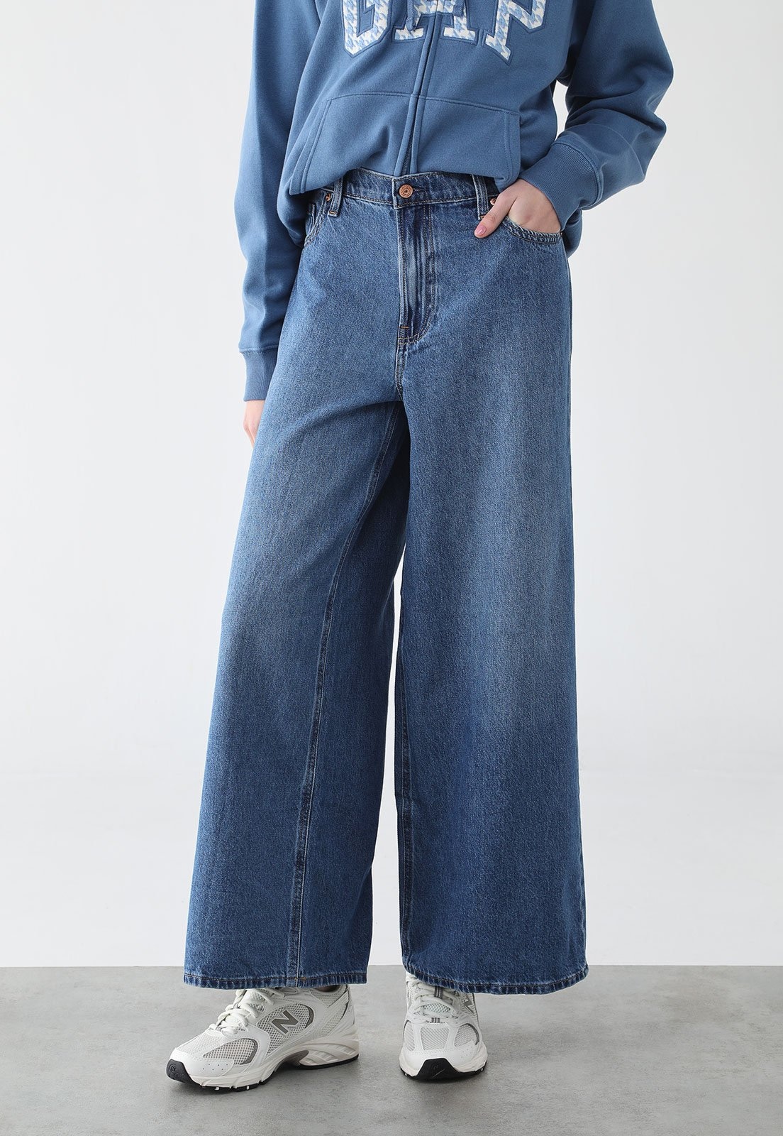 Imagem principal Calça Feminina GAP Wide Leg GAP azul