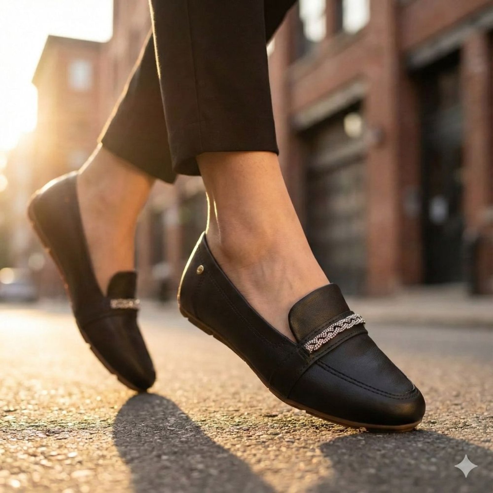 Imagem principal Mocassim Feminino Campesí Strass Campesi preto