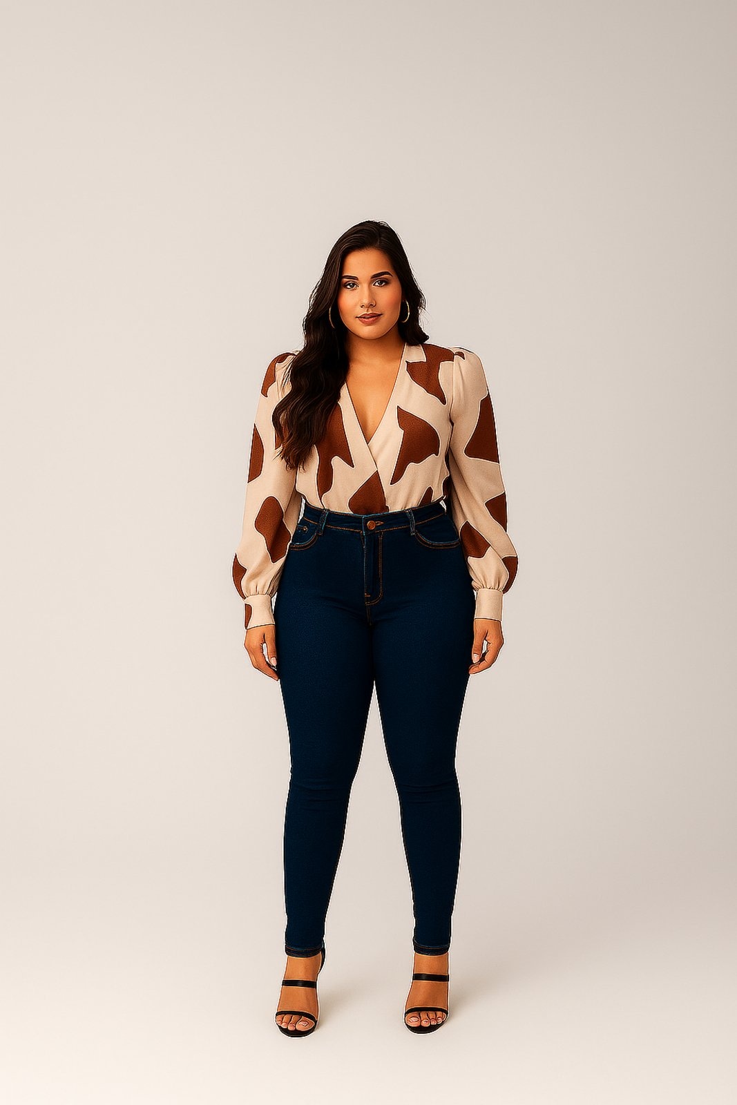 Imagem principal Calça Feminina D Bell Outlet Fashion Skinny Azul Escuro D BELL OUTLET FASHION azul marinho/jeans