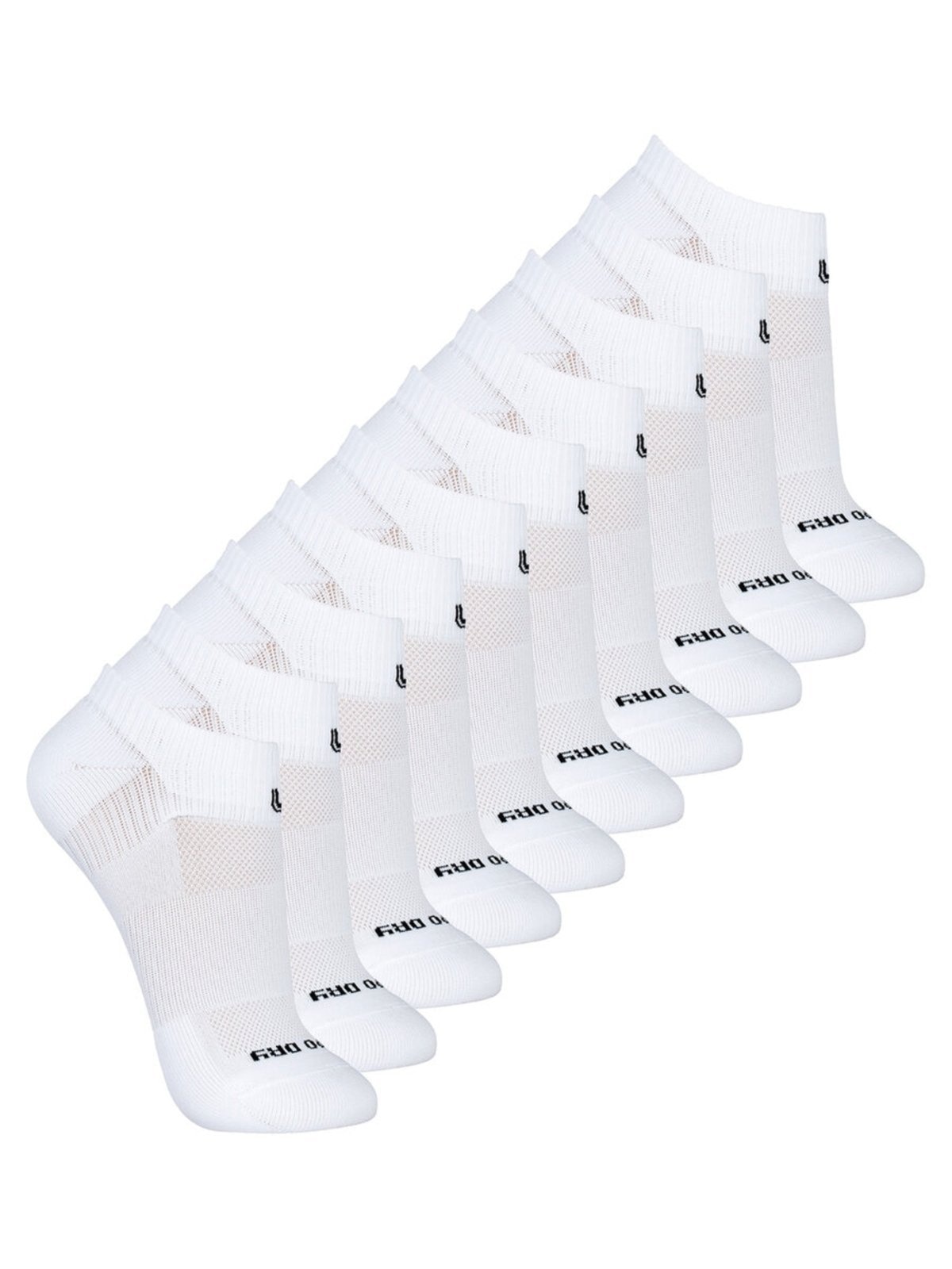 Imagem principal Kit com 10 Meias Performance Corrida Lupo Lupo branco