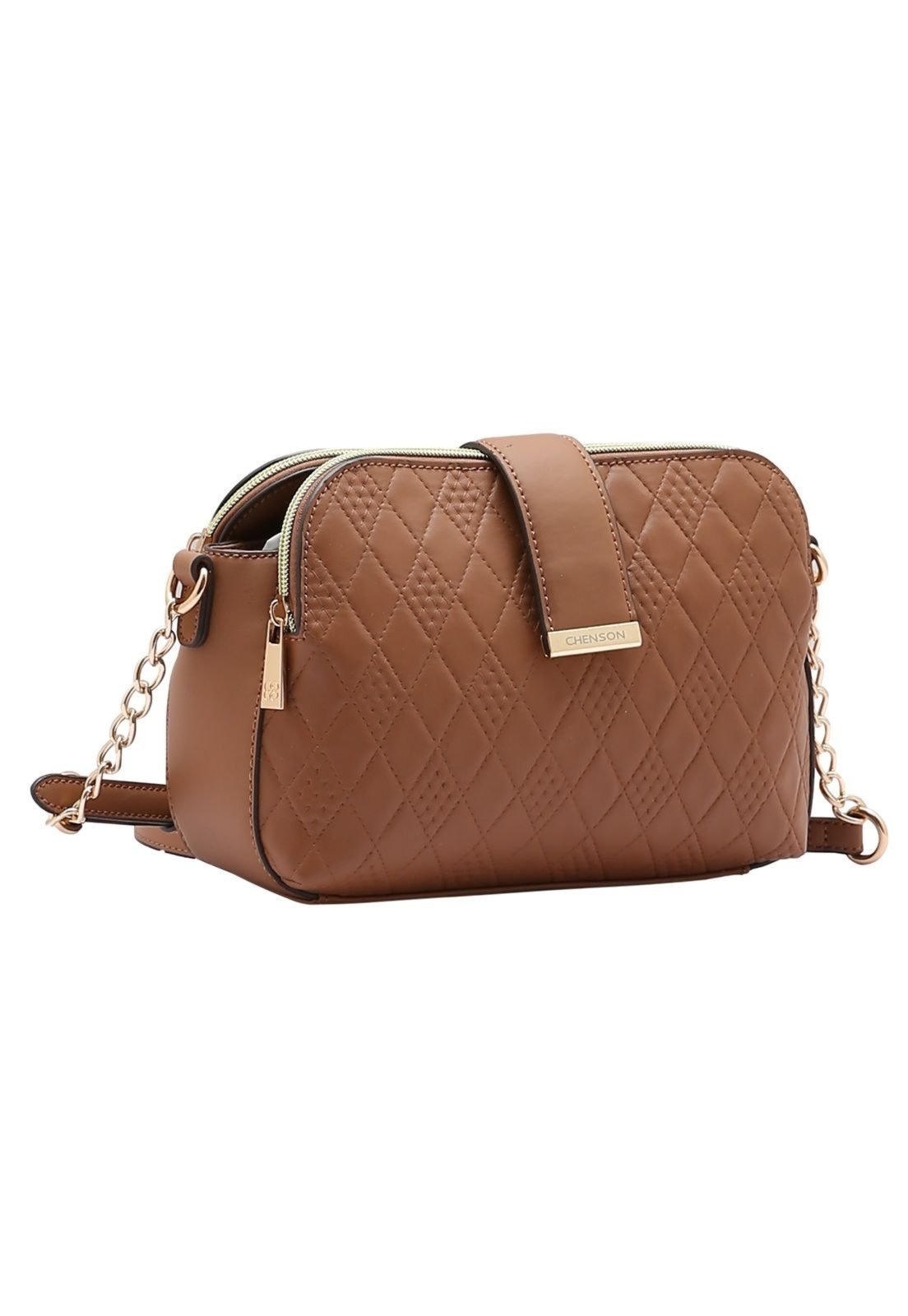 Imagem principal Bolsa Feminina Chenson Geométrico 3485262 Chenson café