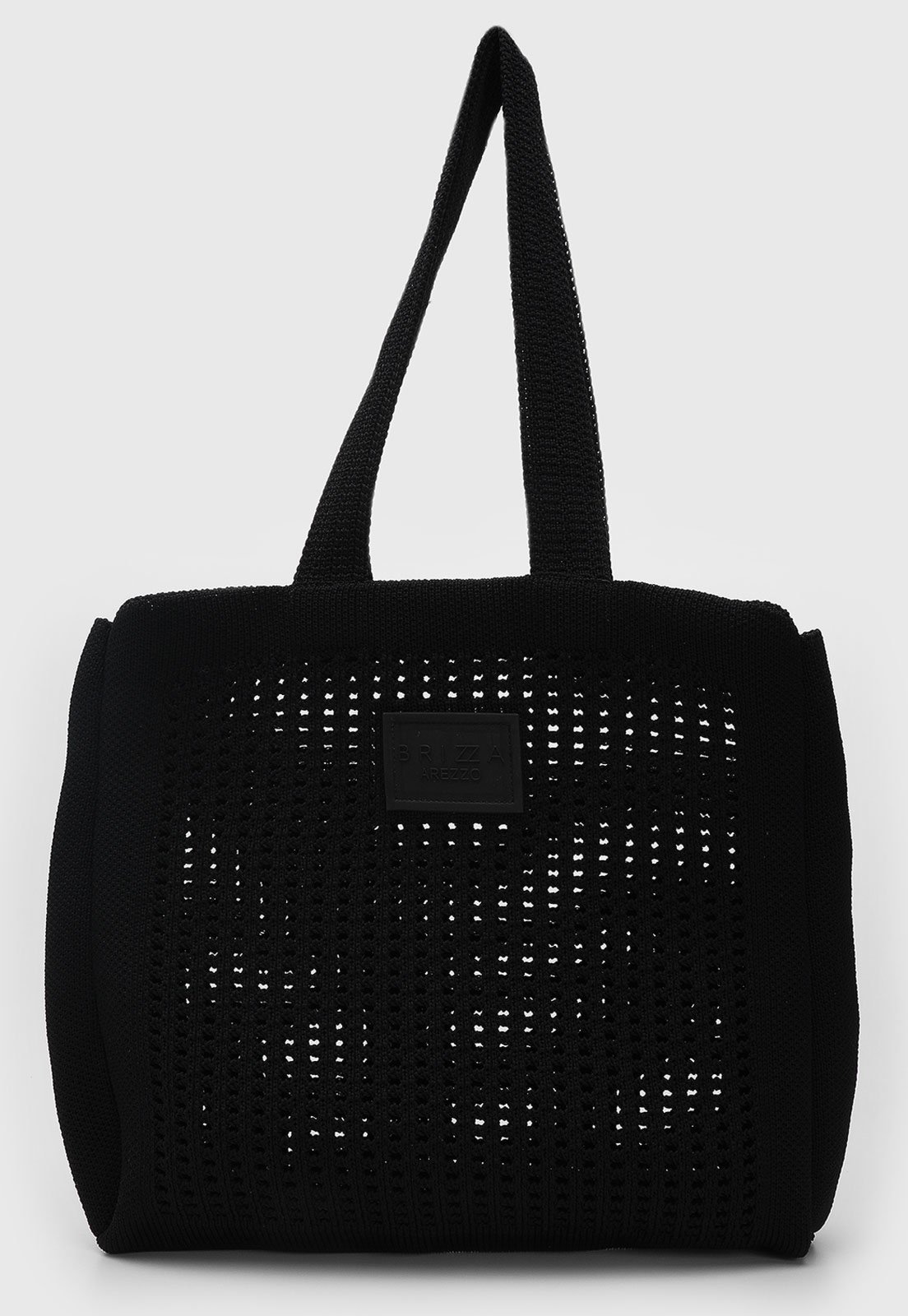 Imagem principal Bolsa Tiracolo Feminina Brizza Arezzo Crochê Preta Brizza Arezzo preto