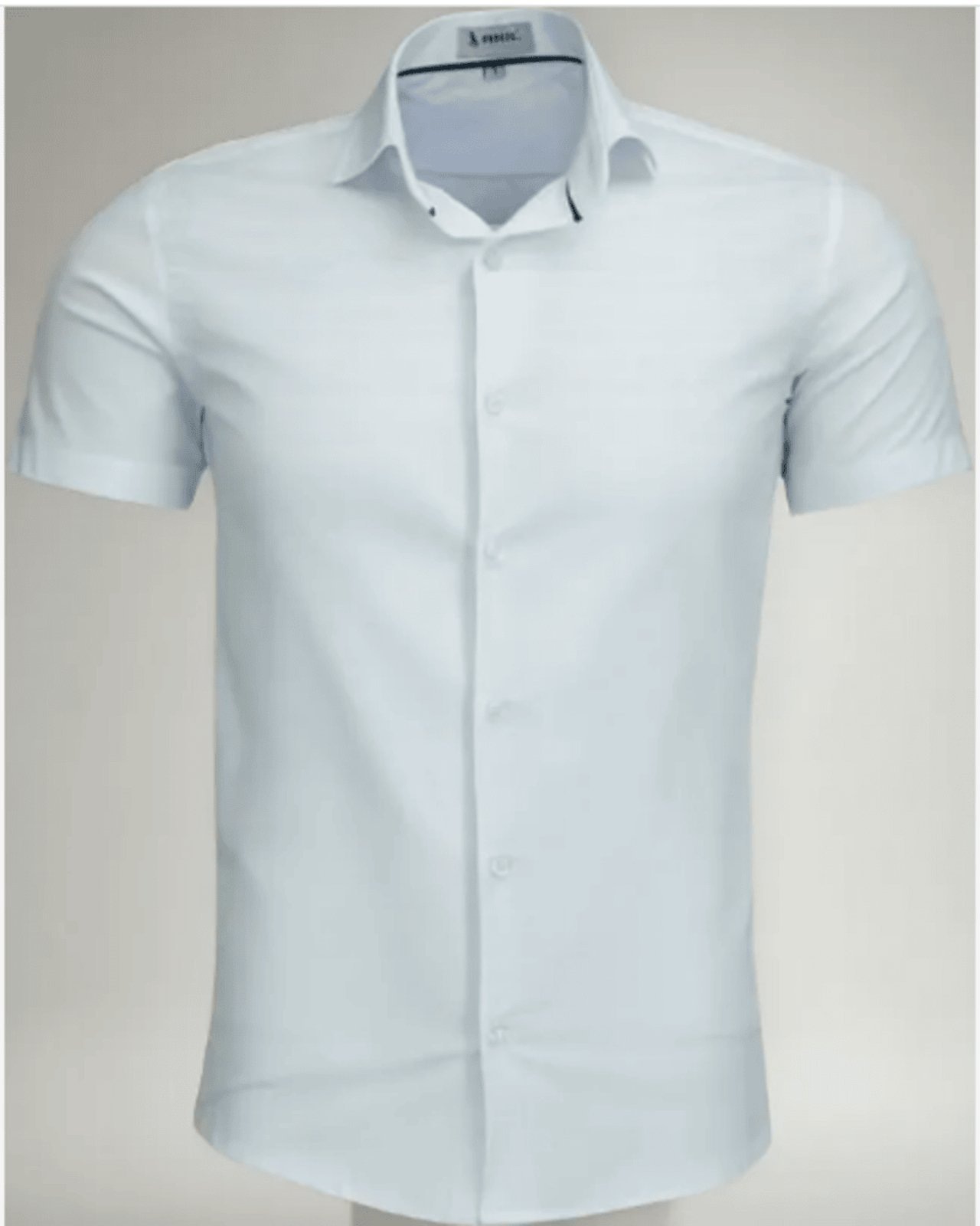 Imagem principal Camisa Social Amil Slim Com elastano Talks Macia Manga Curta Cor Branca Amil branco