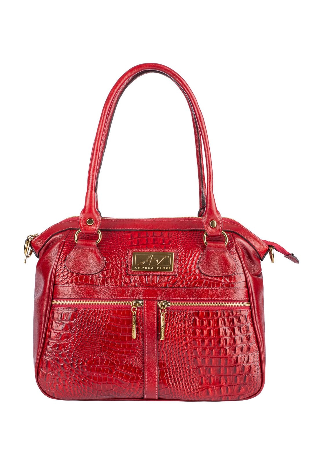 Imagem principal Bolsa de couro croco Luana Andrea Vinci vermelho