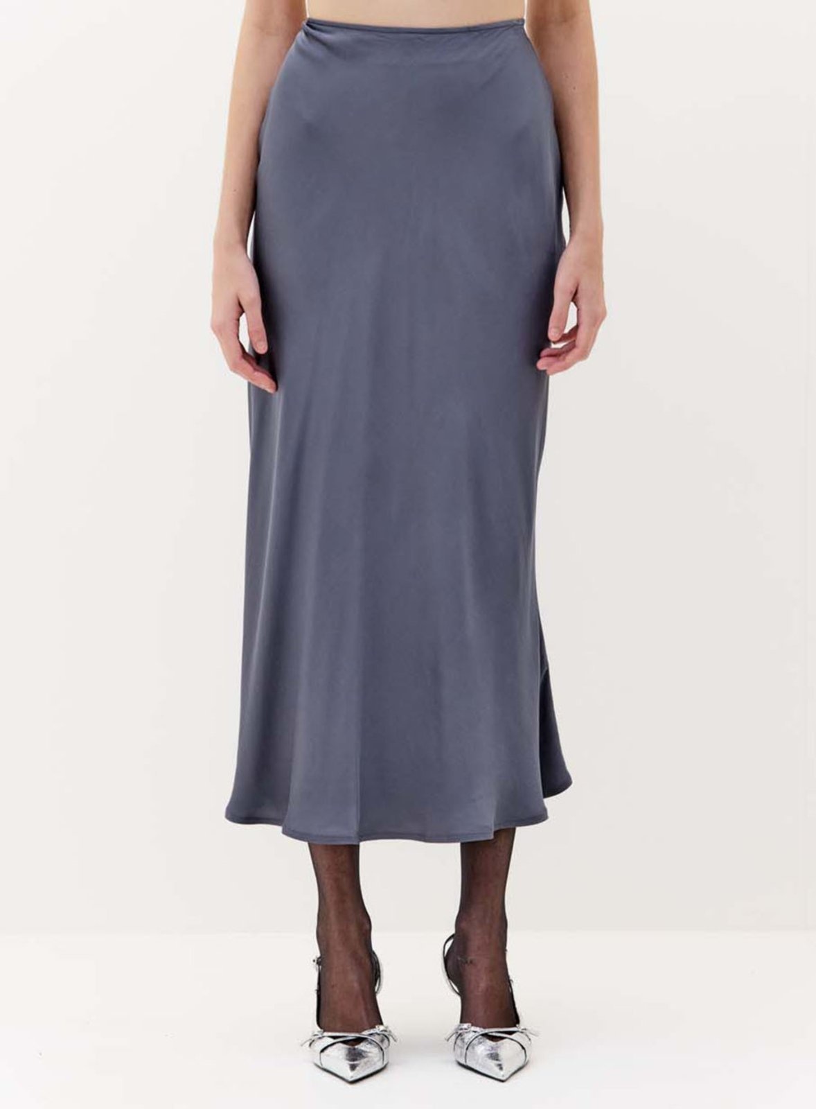 Imagem principal Saia Midi Básica Triton Oxide Triton cinza