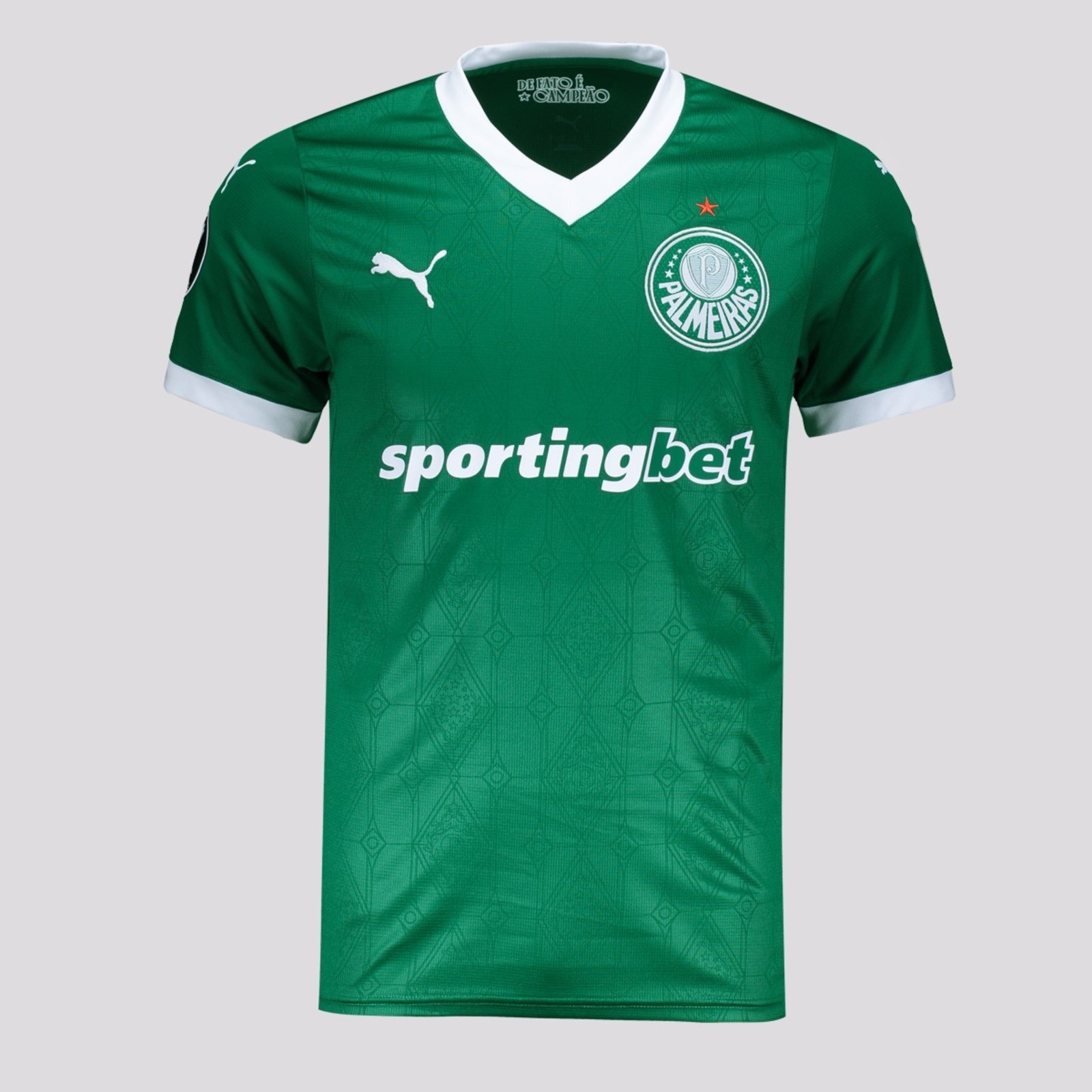 Imagem principal Camisa Puma Palmeiras I 2025 Patch Libertadores Puma verde