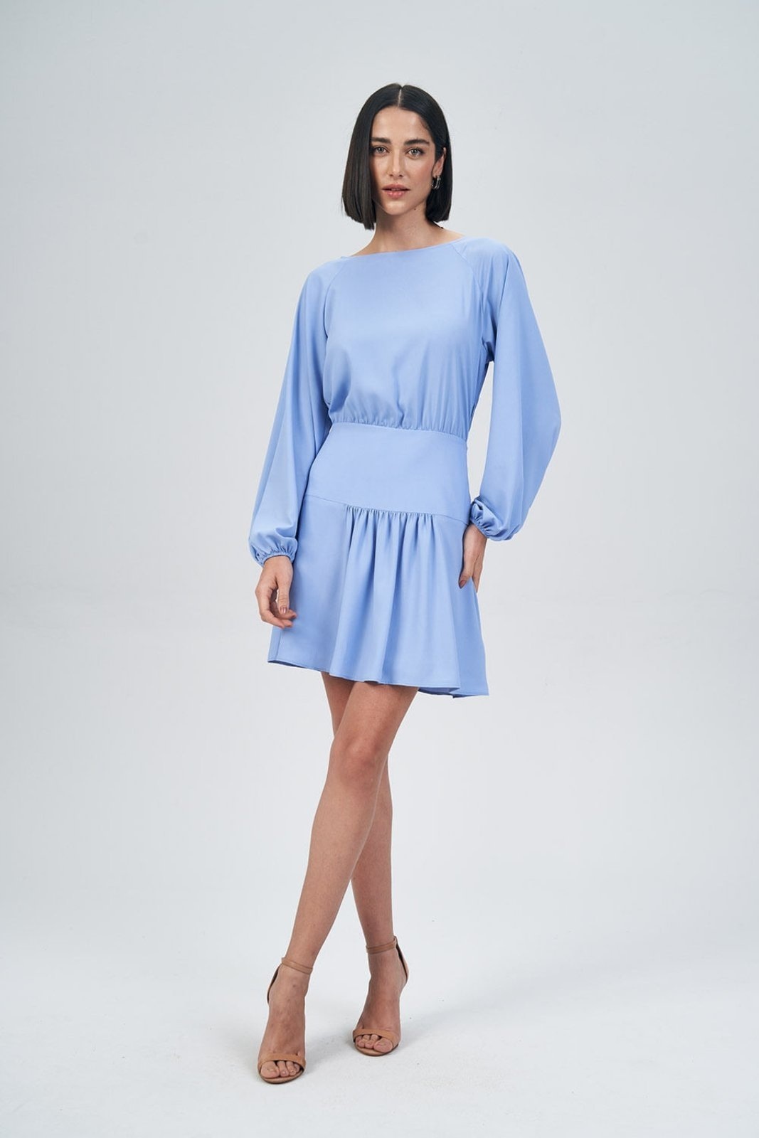 Imagem principal Vestido Manga Longa Bufante Feminino Acostamento ACT FEMININO preto