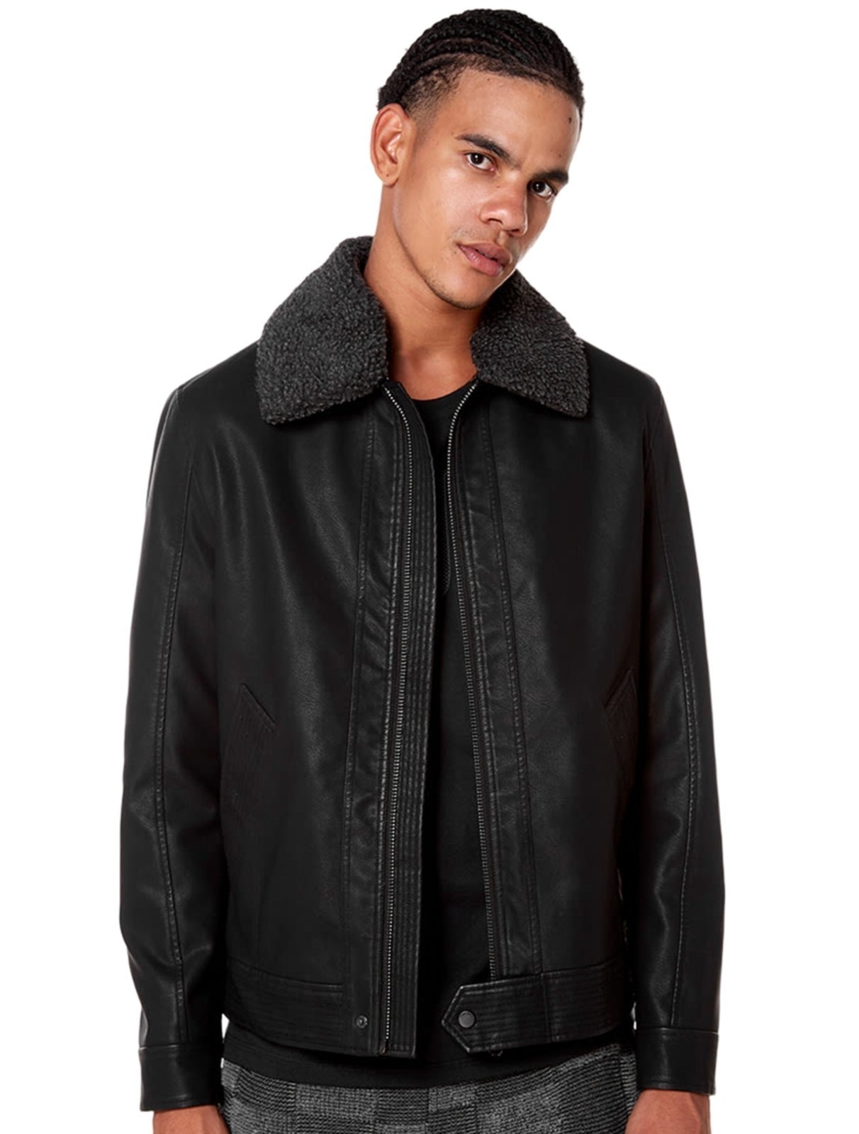 Imagem principal Jaqueta John John Masculina Sherpa Bill Preta John John preto