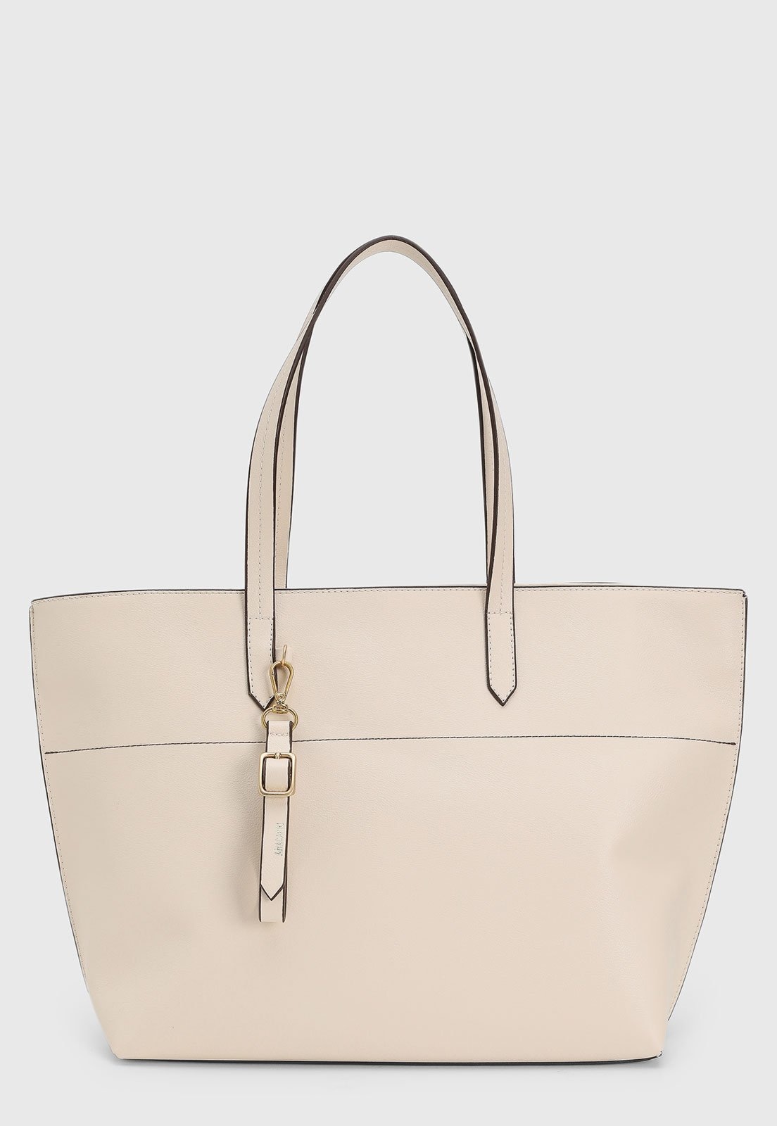 Imagem principal Bolsa Feminina Anacapri Grande Off-White Detalhe Dourado Anacapri off-white white