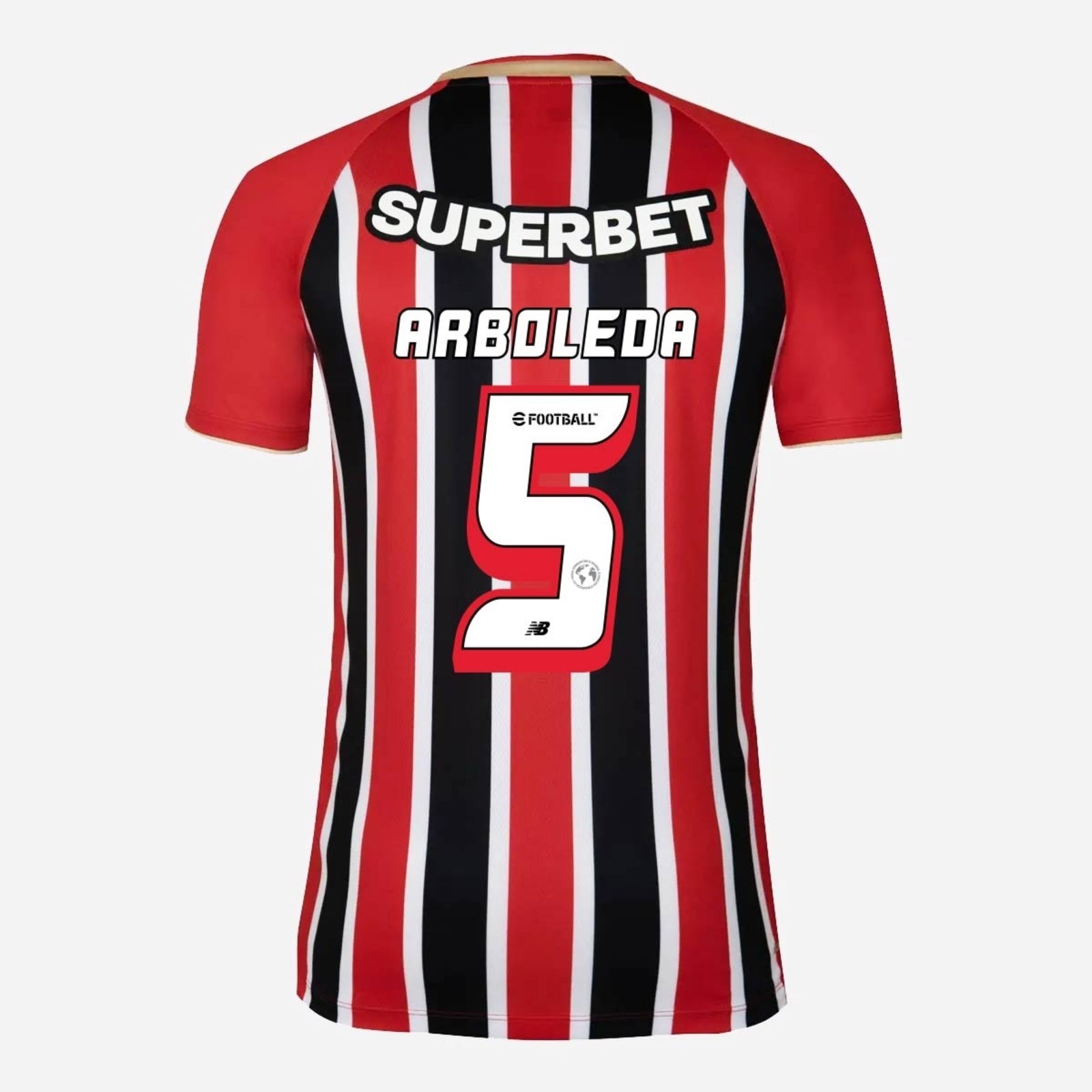 Imagem principal Camisa New Balance São Paulo II 2025 5 Arboleda New Balance branco