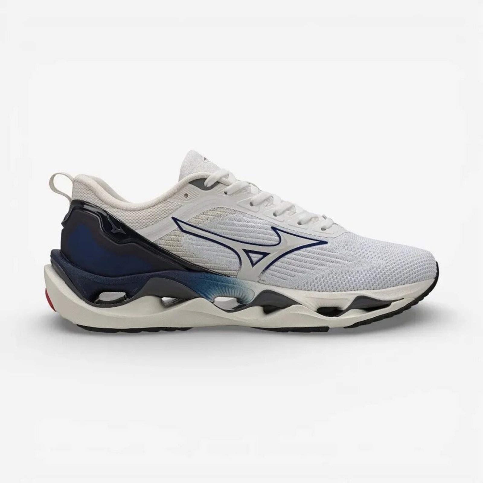 Imagem principal Tênis Mizuno Wave Stratos 3 - Masculino Marinho Mizuno branco