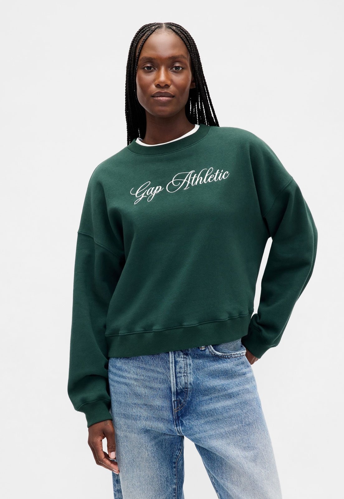 Imagem principal Blusa de Moletom Feminina GAP Athletic Escuro GAP verde