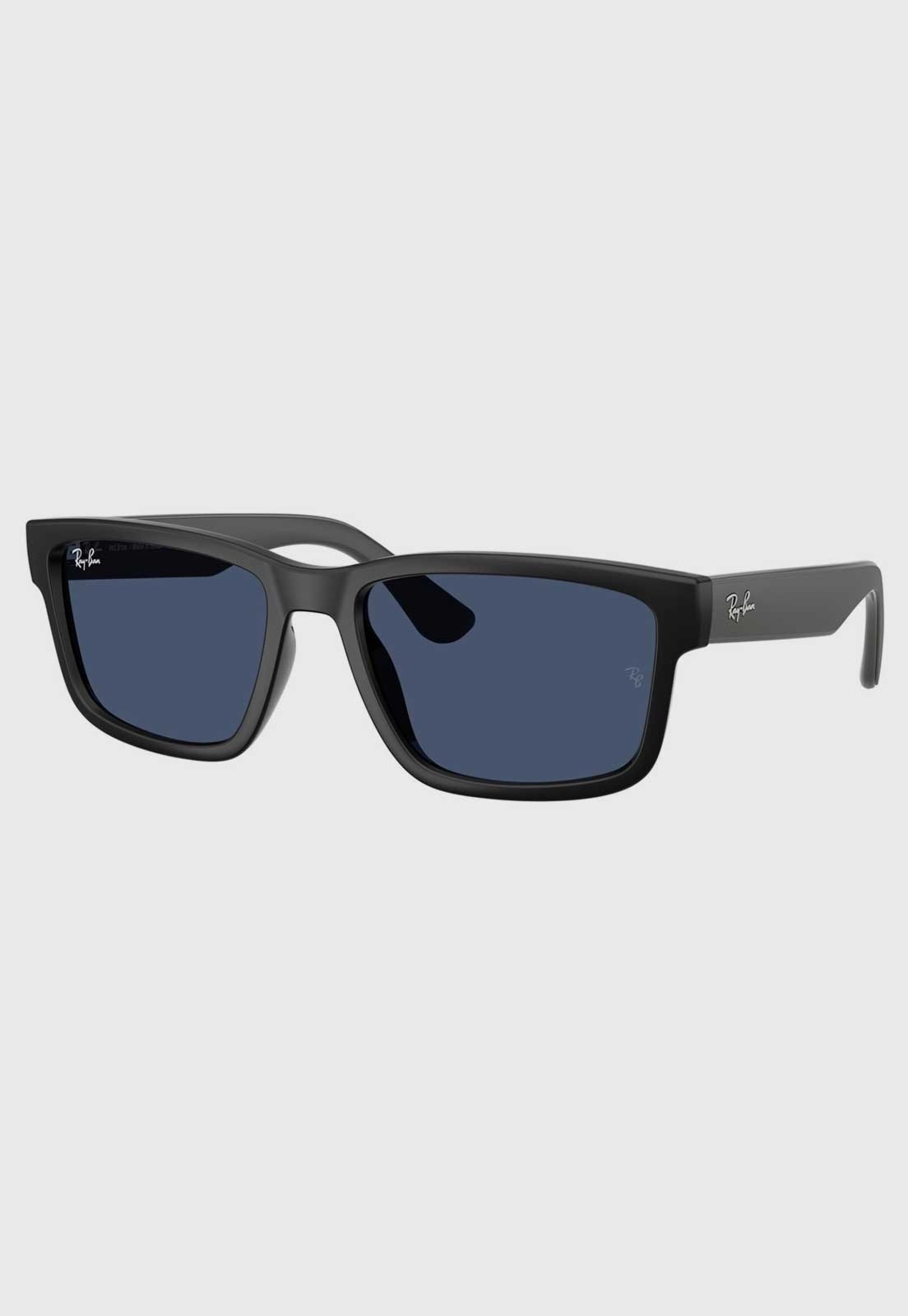 Imagem principal Óculos Masculino Ray-Ban Retangular Preto Lente Azul Ray-Ban preto azul