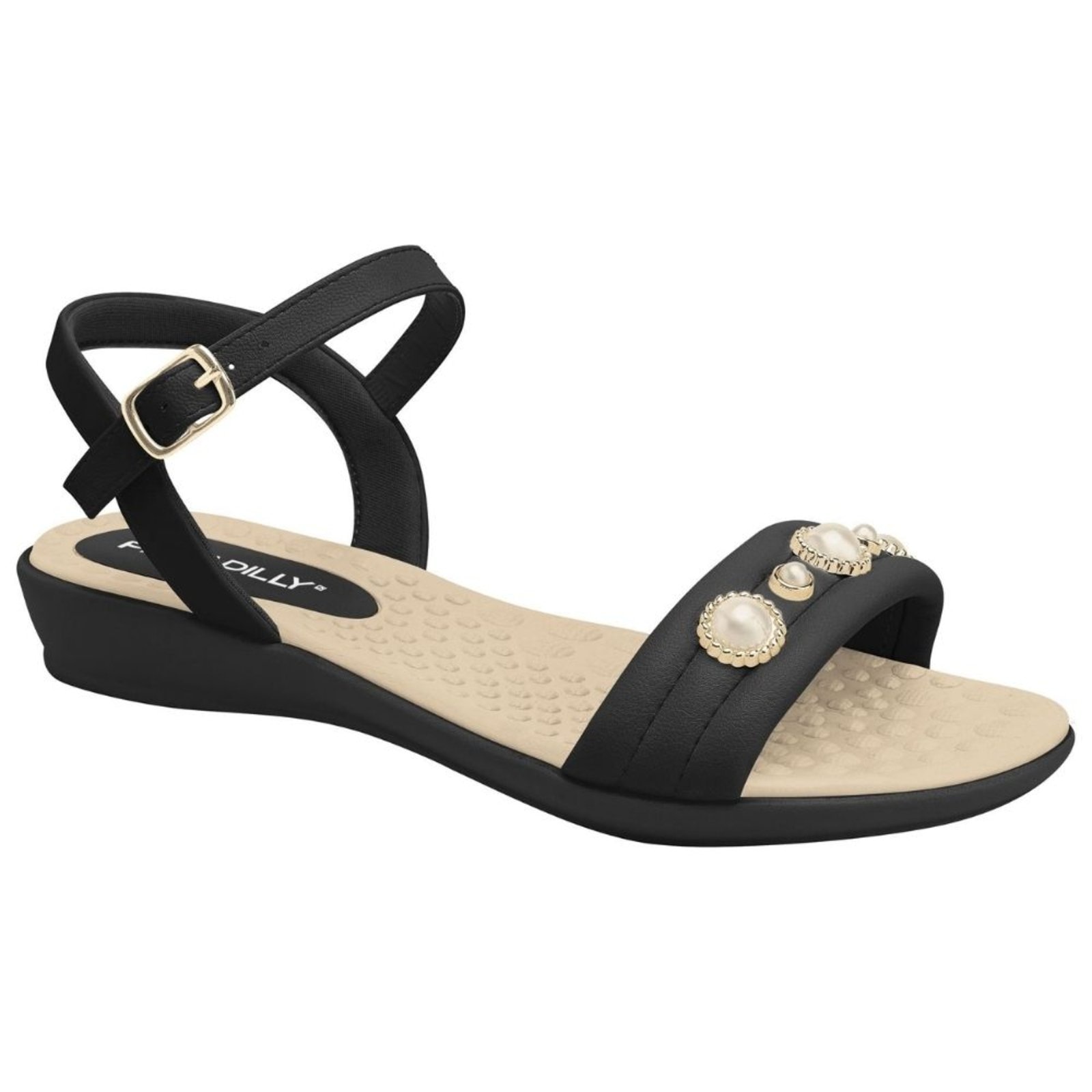 Imagem principal Sandália Feminina Anabela Piccadilly 50 Piccadilly preto