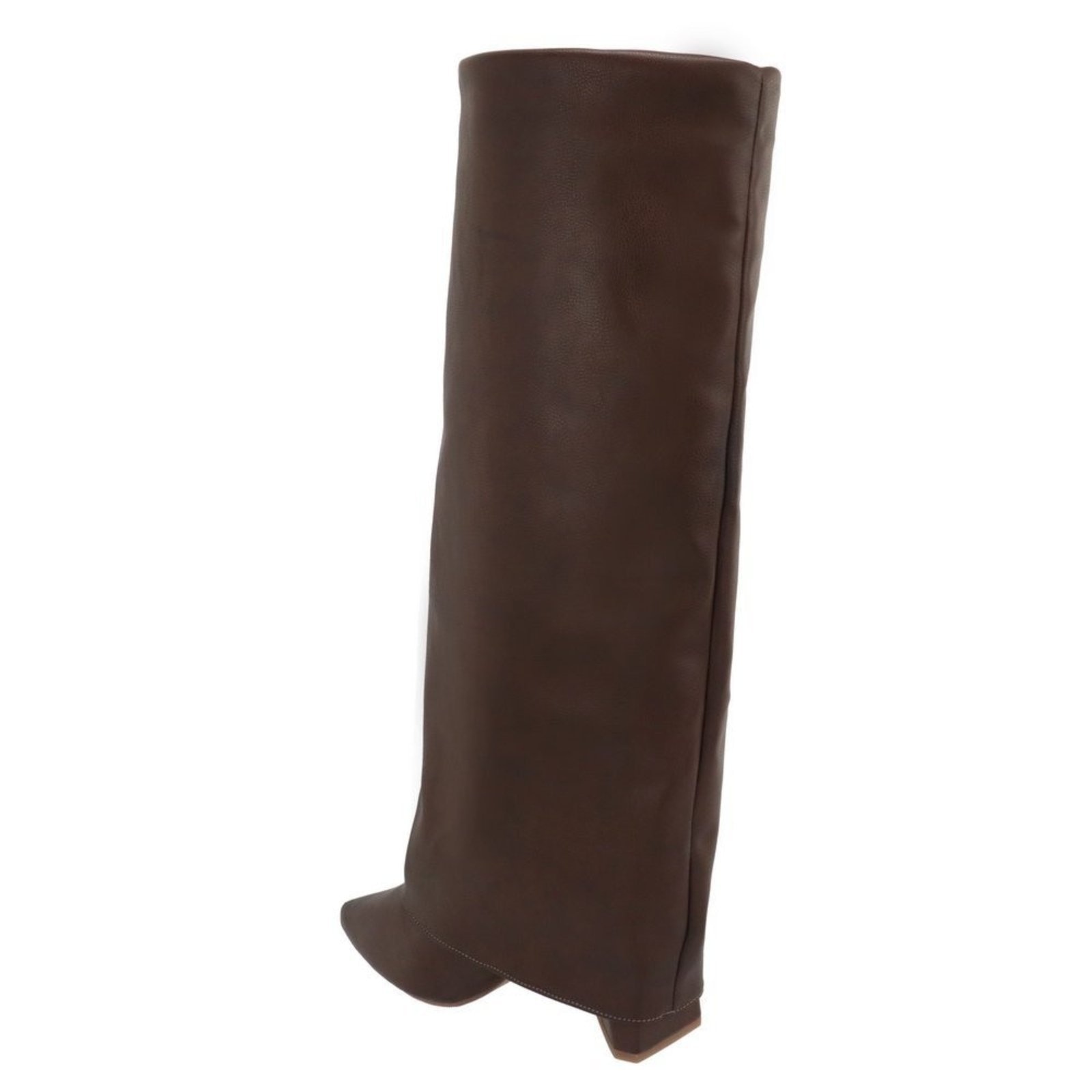 Imagem principal Bota Capa Em Napa Salto Geométrico 23017 Napa Café Flor da Pele marrom